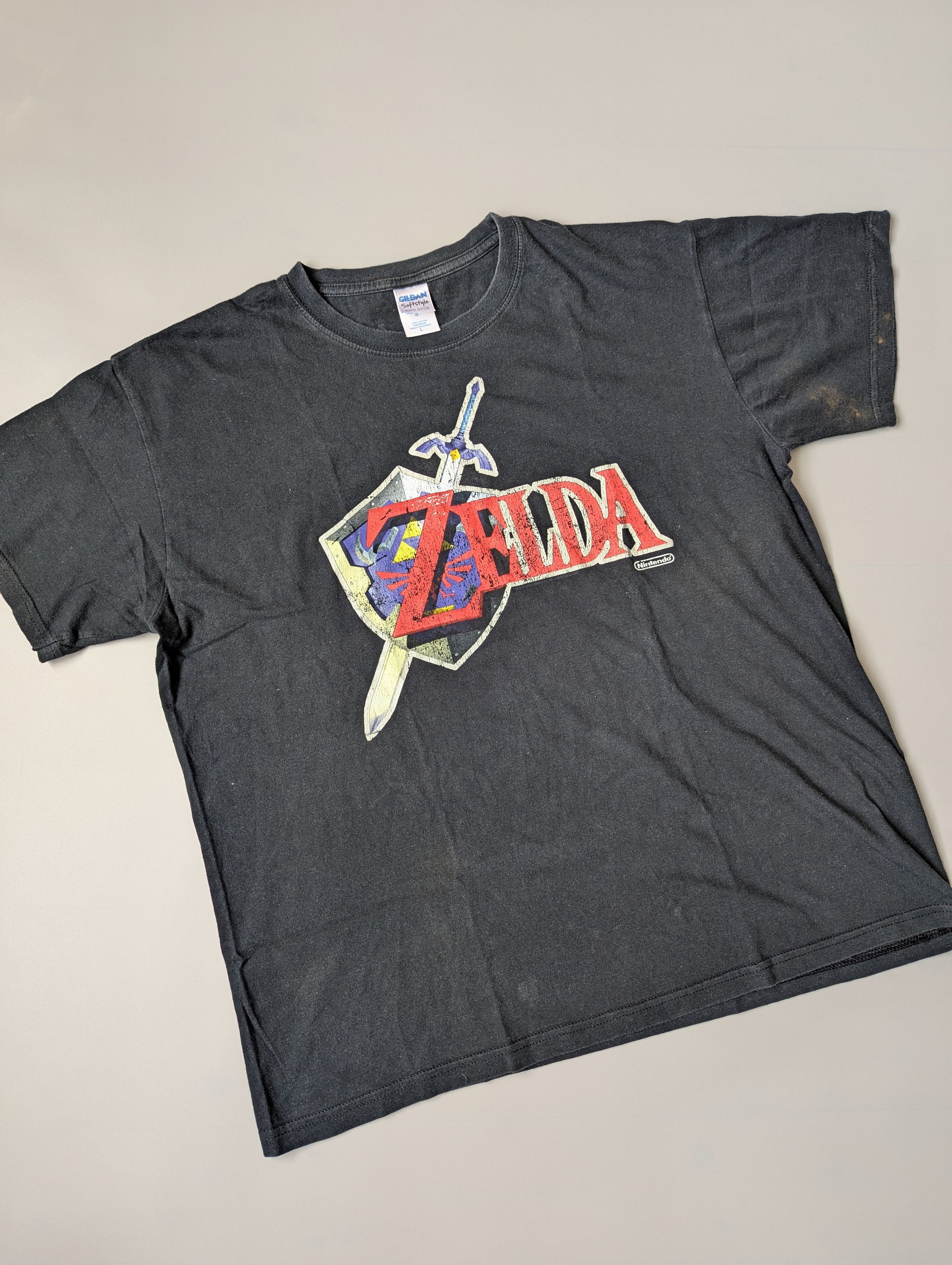 Nintendo The Legend Of Zelda Black T shirt Size L Vintage 2007 Size US L / EU 52-54 / 3 - 1 Thumbnail