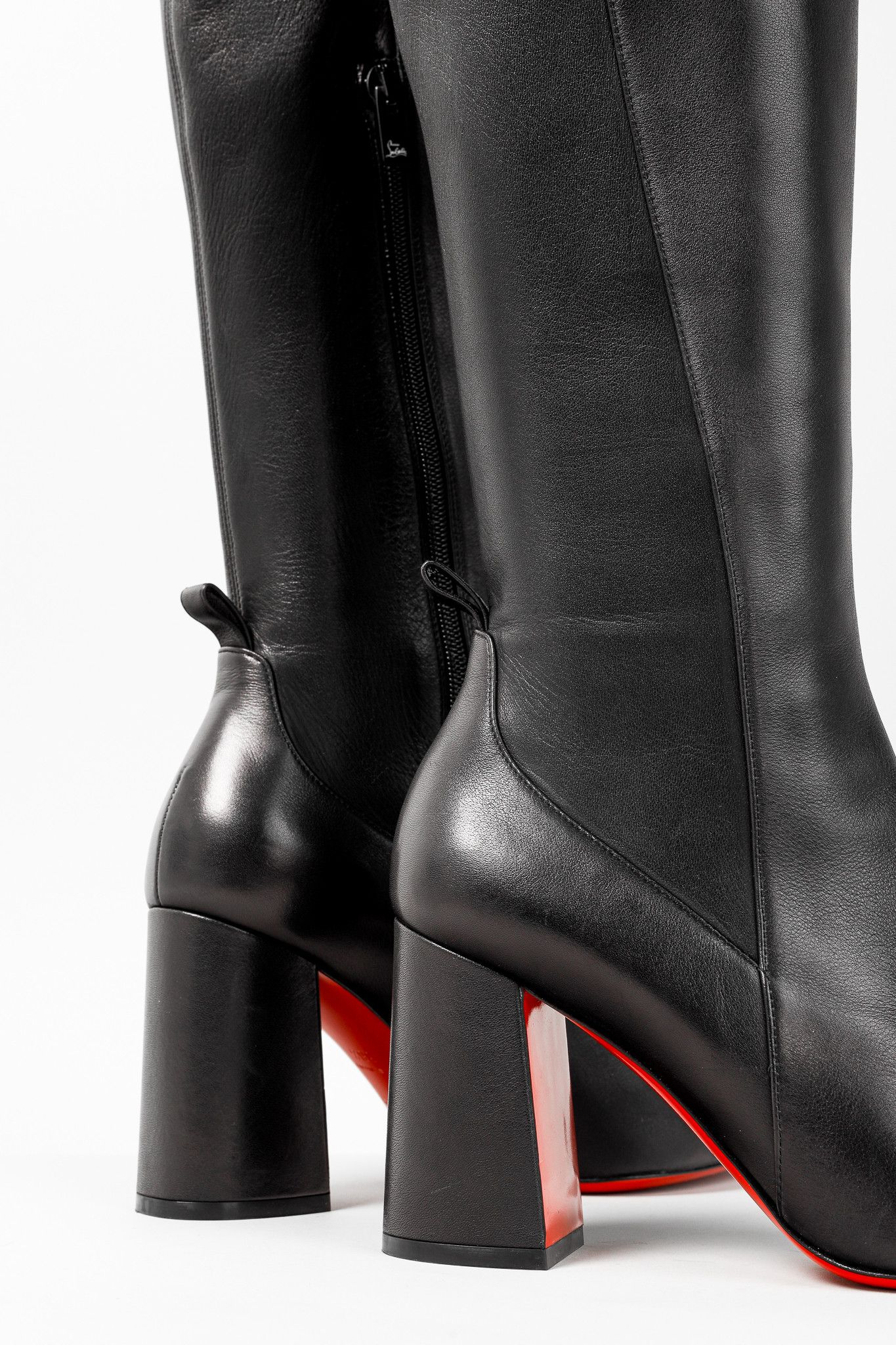 Christian Louboutin Christian Louboutin Kronobotte 85 Knee-High Leather Boots Size US 8 / IT 38 - 8 Thumbnail