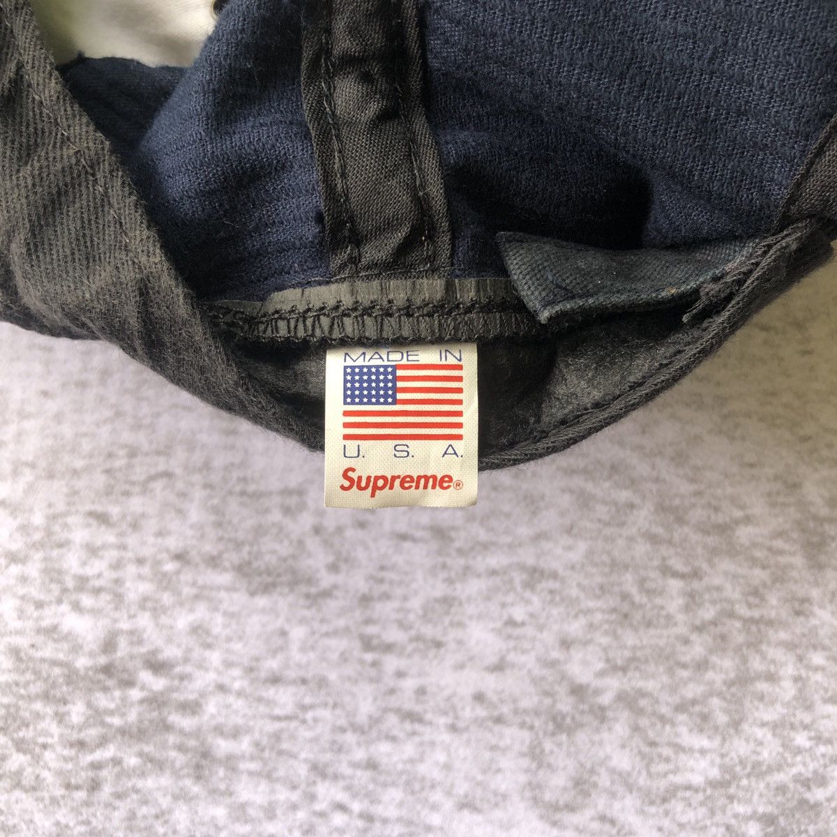 Supreme SUPREME CLASSIC LOGO CORDUROY 6 PANEL NAVY SS15 Size ONE SIZE - 5 Thumbnail