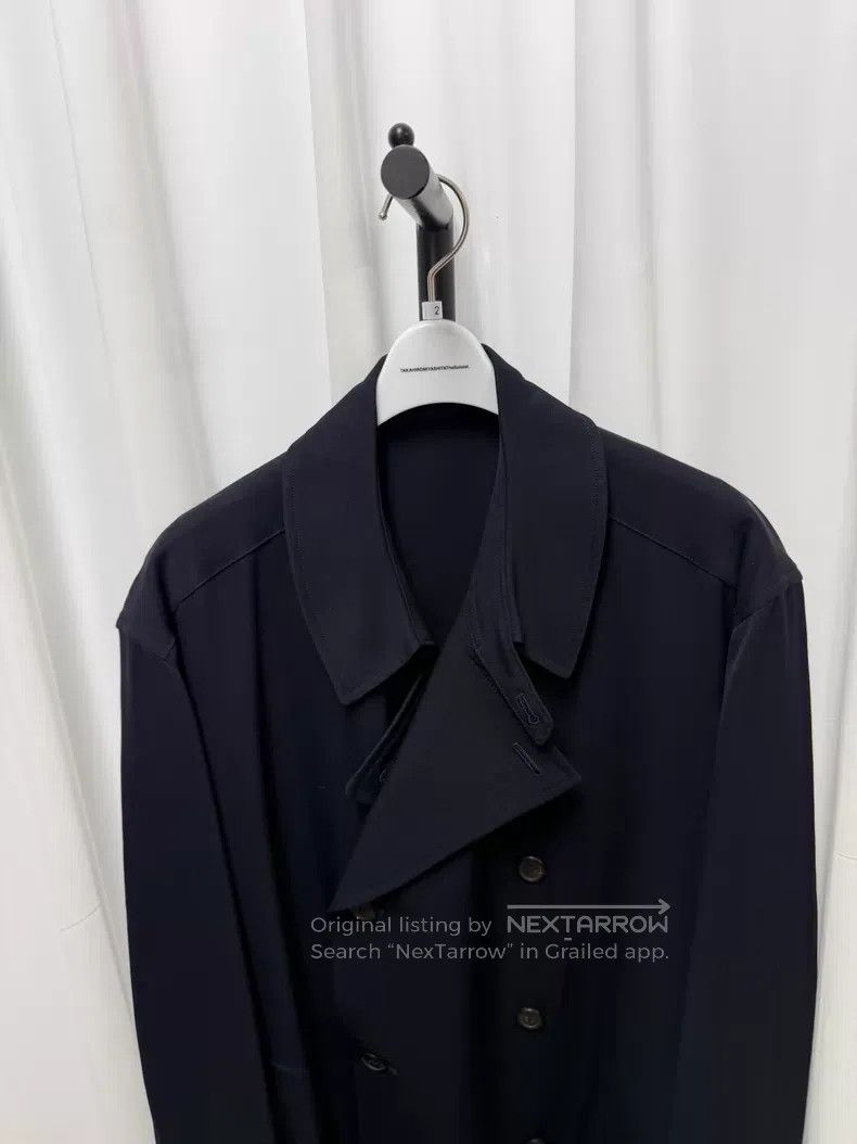 Other Yohji Yamamoto Wool NAVY double-breasted coat Size US M / EU 48-50 / 2 - 3 Thumbnail