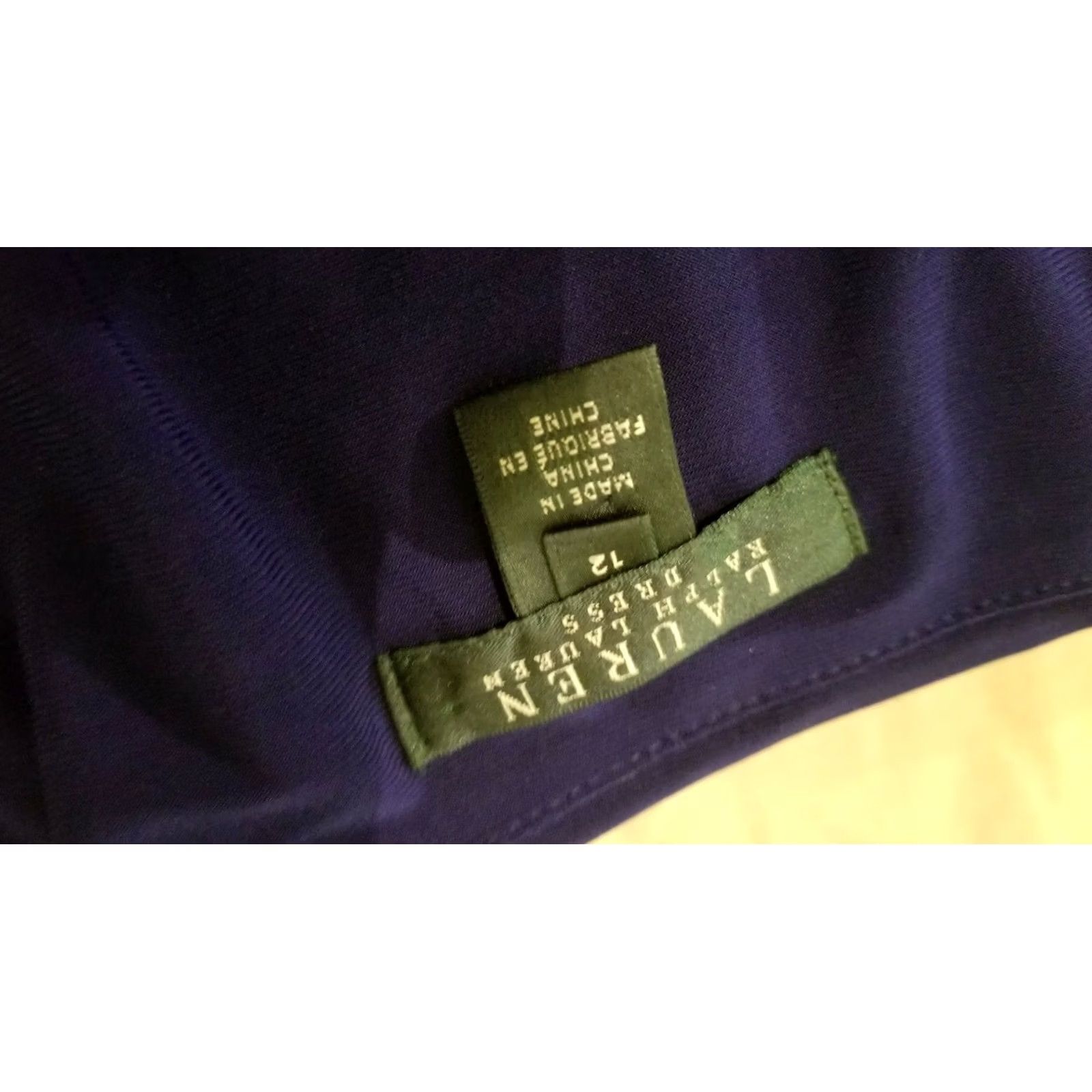 Polo Ralph Lauren Polo Ralph Lauren Dress Purple Womens Size 12 Size XL / US 12-14 / IT 48-50 - 3 Thumbnail