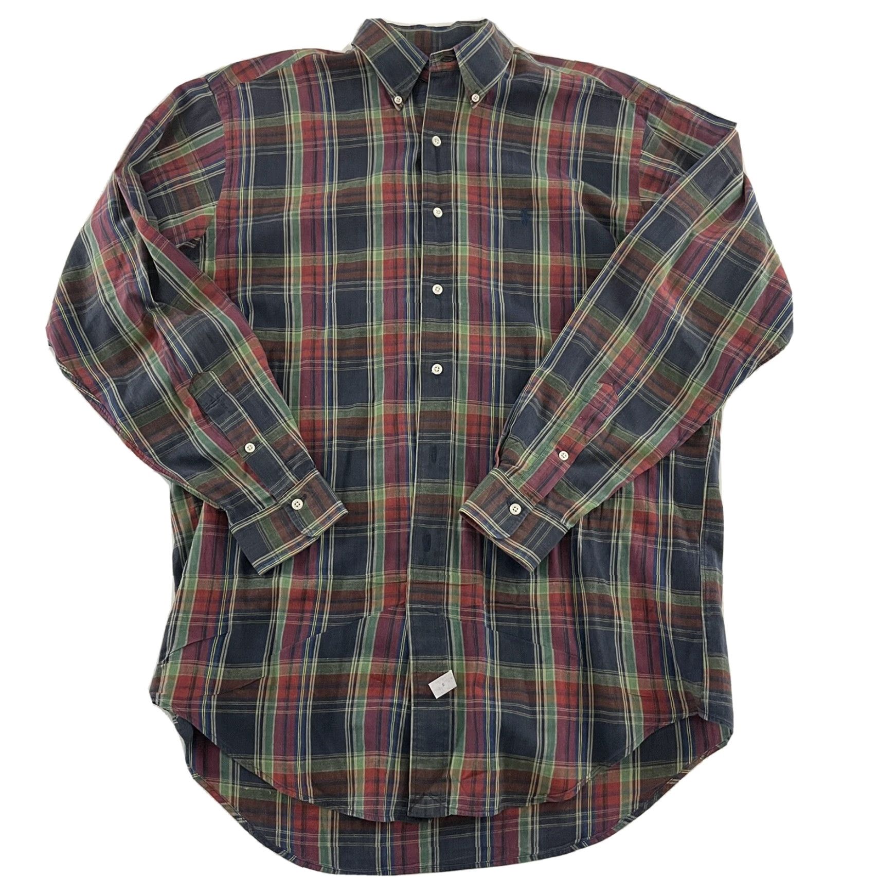 Polo Ralph Lauren Ralph Lauren Shirt Plaid Button-Up Long Sleeve Men M 100% Cotton Multicolor Size US M / EU 48-50 / 2 - 2 Thumbnail