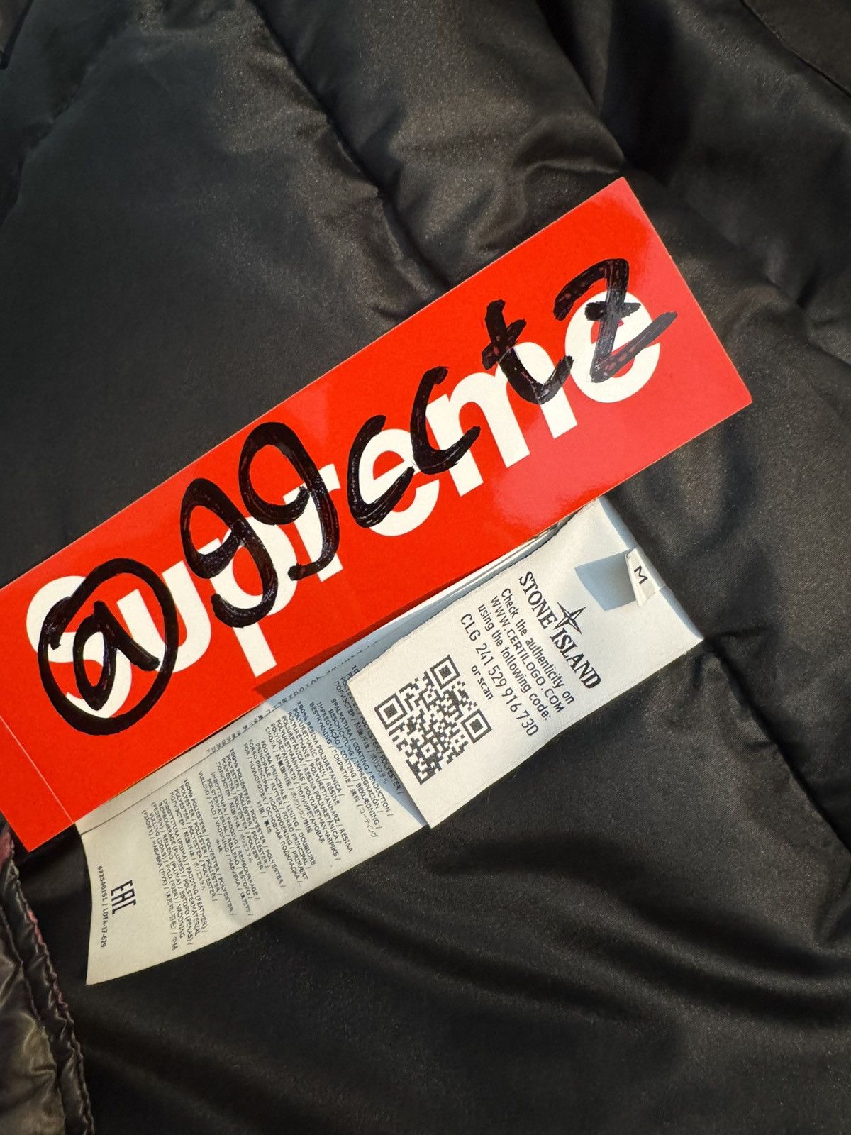 Stone Island × Supreme Supreme Stone Island Lamy Cover Stampato Puffy Jacket Size US M / EU 48-50 / 2 - 6 Thumbnail