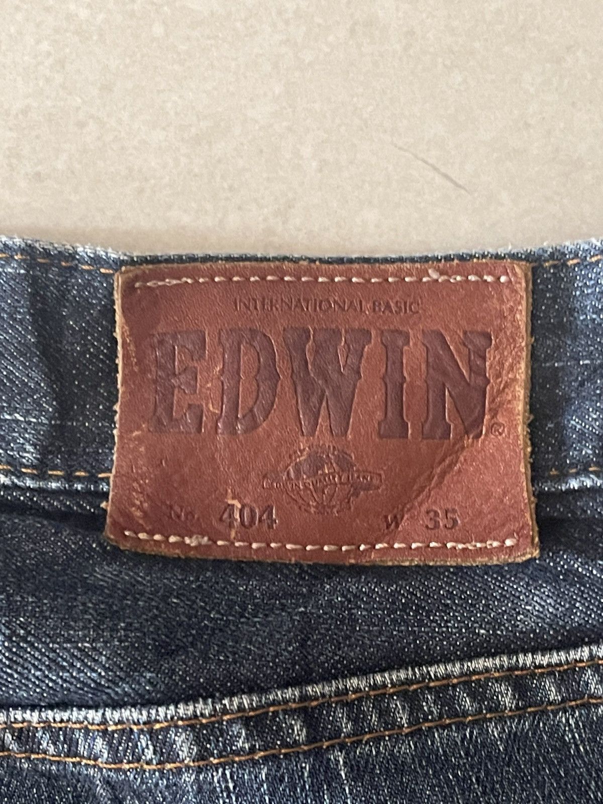 Edwin Vintage Edwin International Basic 404 Denim Made in Japan Size US 35 - 11 Thumbnail