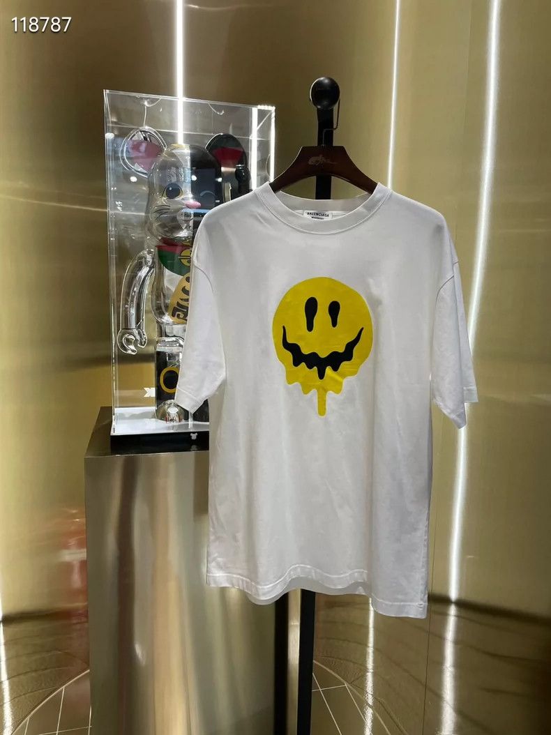 Balenciaga Balenciaga Melted Smiley Print Short-Sleeve T-Shirt XS - dmc Size US XS / EU 42 / 0 - 1 Thumbnail
