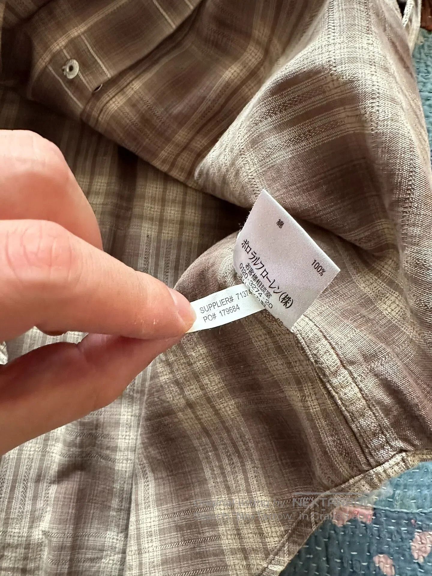 RRL Ralph Lauren rrl western plaid long sleeve shirt. Size US M / EU 48-50 / 2 - 6 Thumbnail