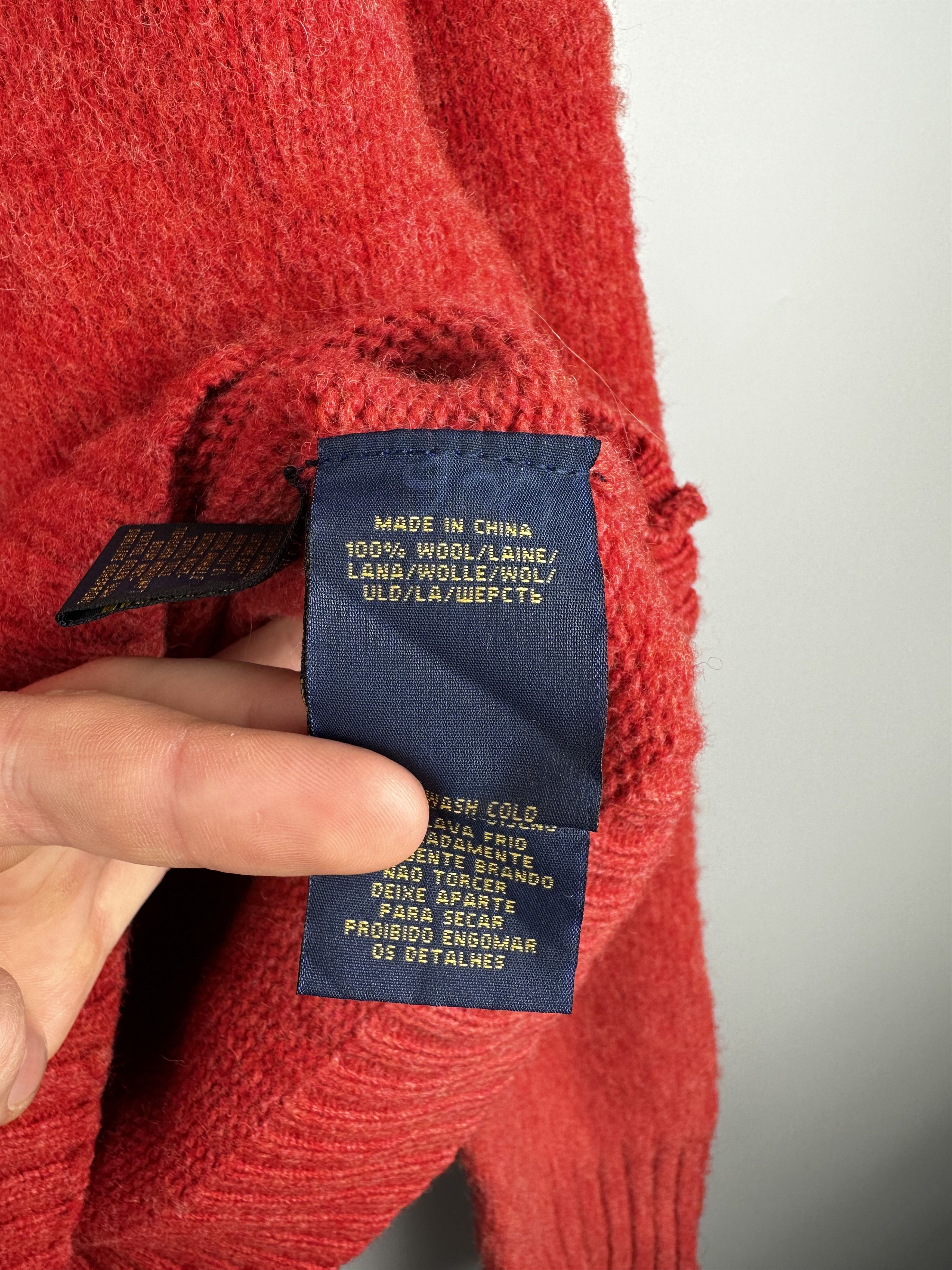 Polo Ralph Lauren Polo Ralph Lauren Wool Knit Sweater Jumper Size US L / EU 52-54 / 3 - 13 Thumbnail