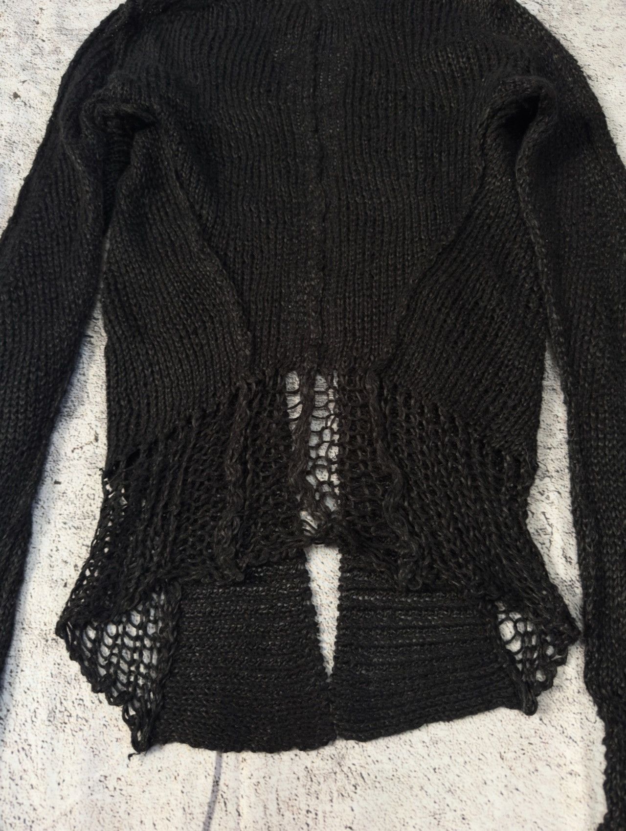 Ann Demeulemeester Ann Demeulemeester 2006SS Linen Knit Size US XXS / EU 40 - 4 Thumbnail