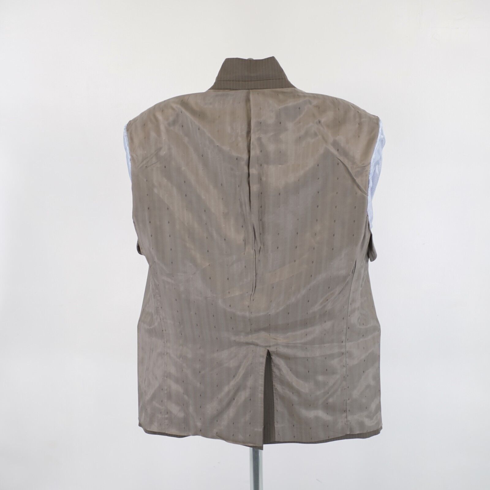 Joseph & Feiss Joseph & Feiss Wool Beige Green Herringbone Striped 2 Piece Size 42R - 15 Thumbnail