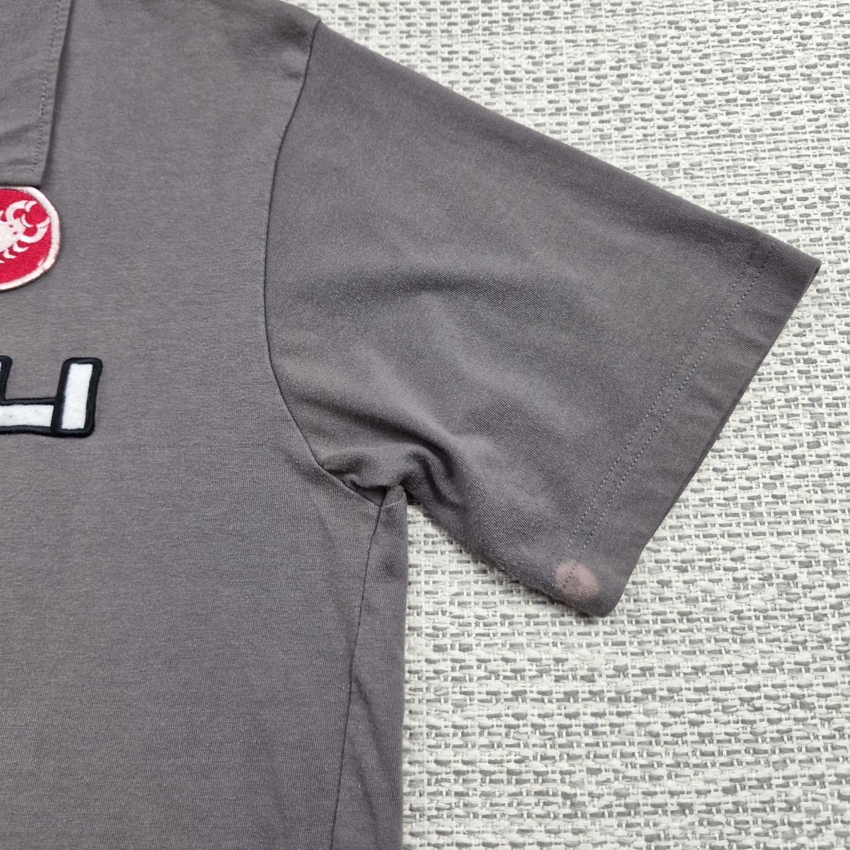Vintage Castelli Polo Shirt Mens XL Gray Solid Italian Flag Logo Cycling Jersey Casual Size US XL / EU 56 / 4 - 3 Thumbnail