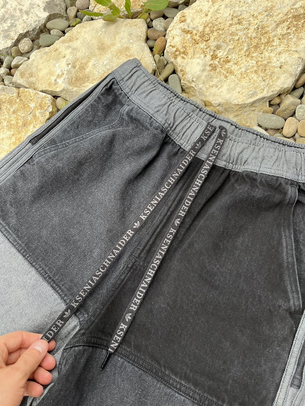 Adidas Adidas x Ksenia Schnaider patchwork sample baggy jeans pants Size 26" / US 2 / IT 38 - 9 Thumbnail