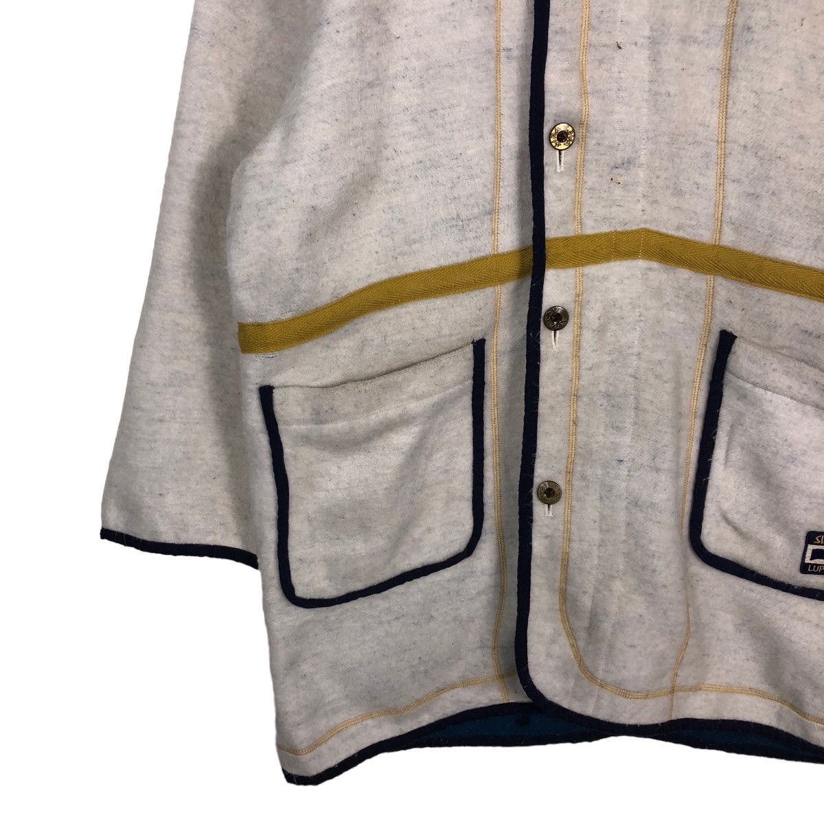 45rpm 🔥Vintage Wool Jacket Lupo Di Mare Sina Cova Button Size US L / EU 52-54 / 3 - 4 Thumbnail