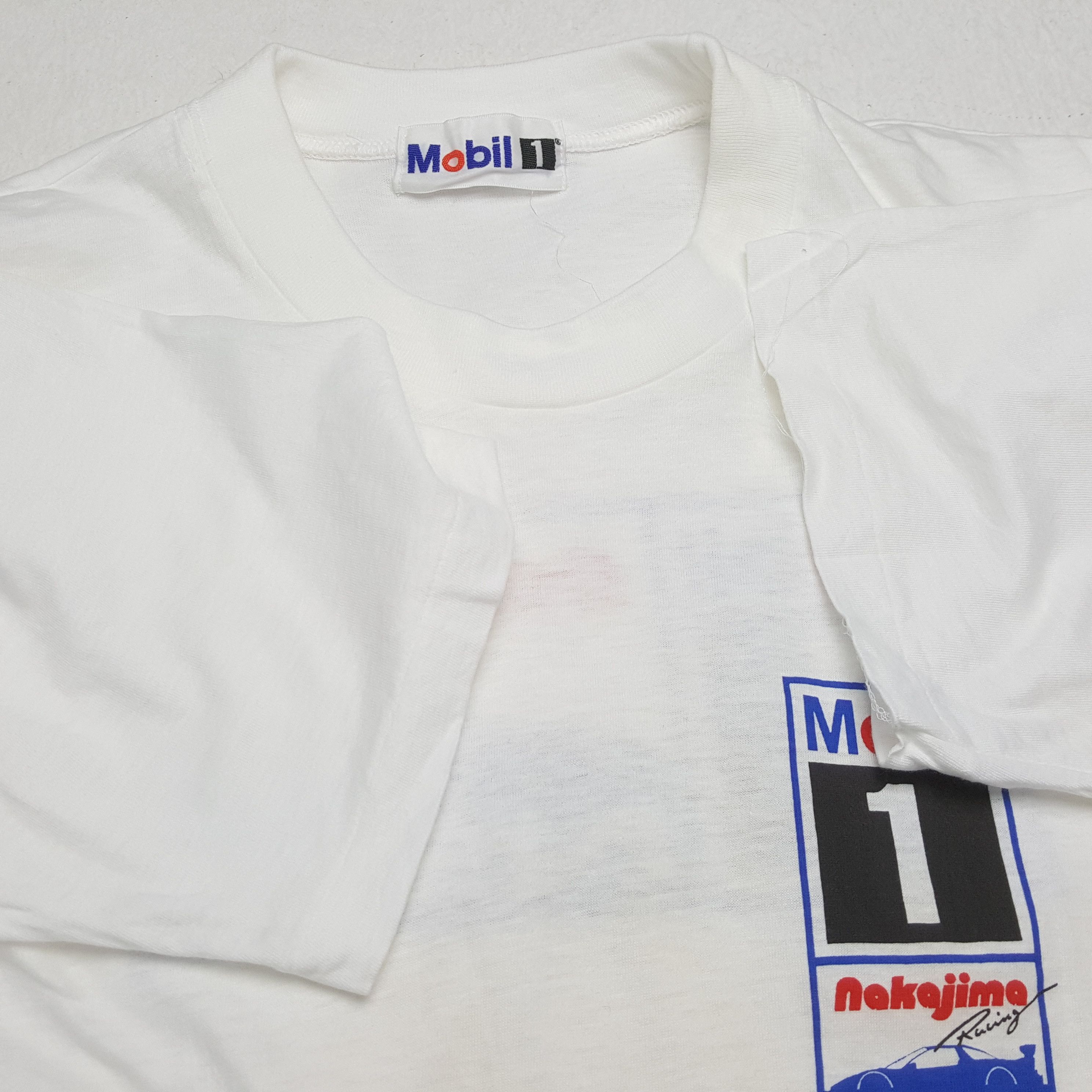 Japanese Brand × Vintage Vintage MOBIL 1 NAKAJIMA RACING NSX Honda Team T-Shirts Size US M / EU 48-50 / 2 - 7 Thumbnail