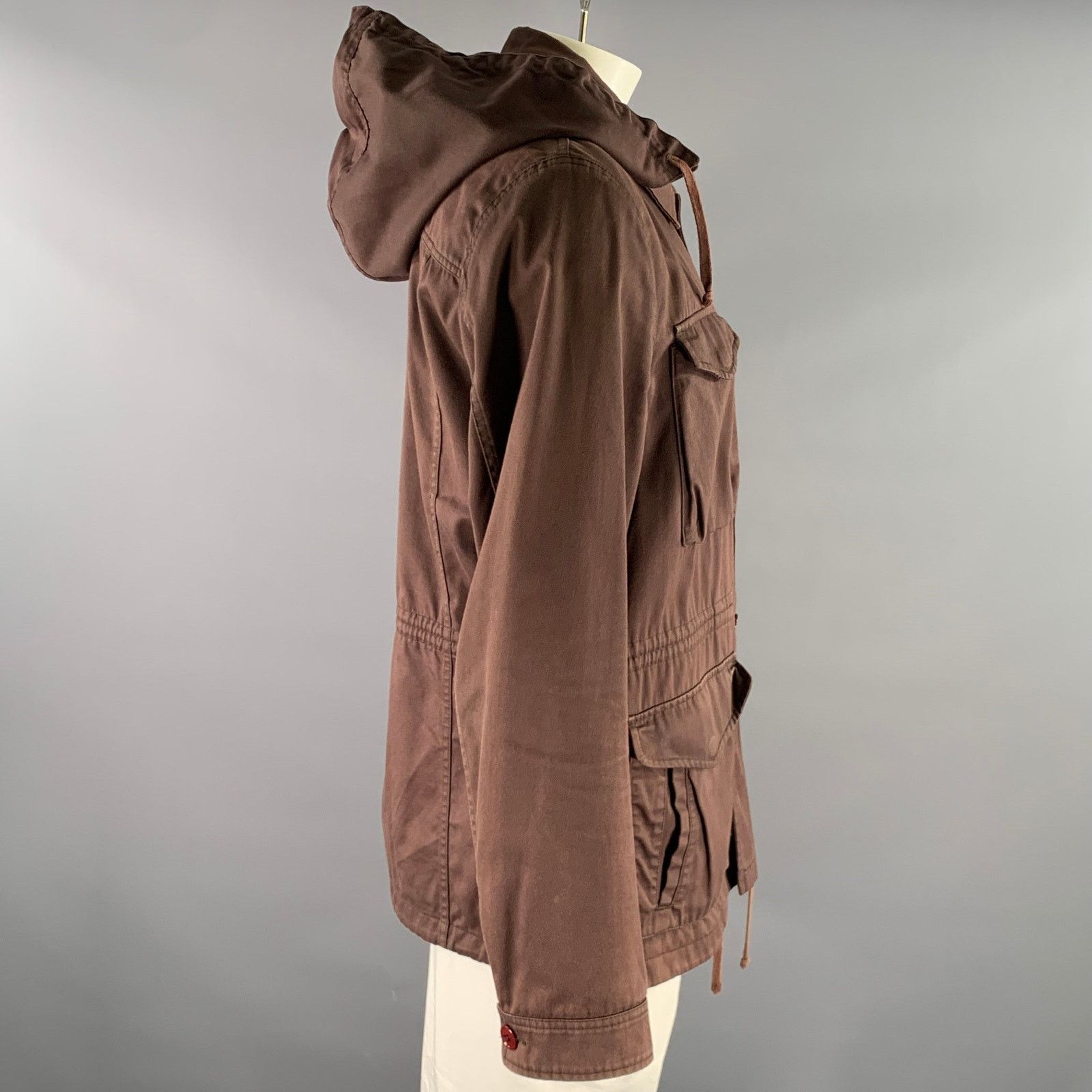 Marc Jacobs MARC JACOBS Size XL Brown Cotton Utility Jacket Size US XL / EU 56 / 4 - 3 Thumbnail