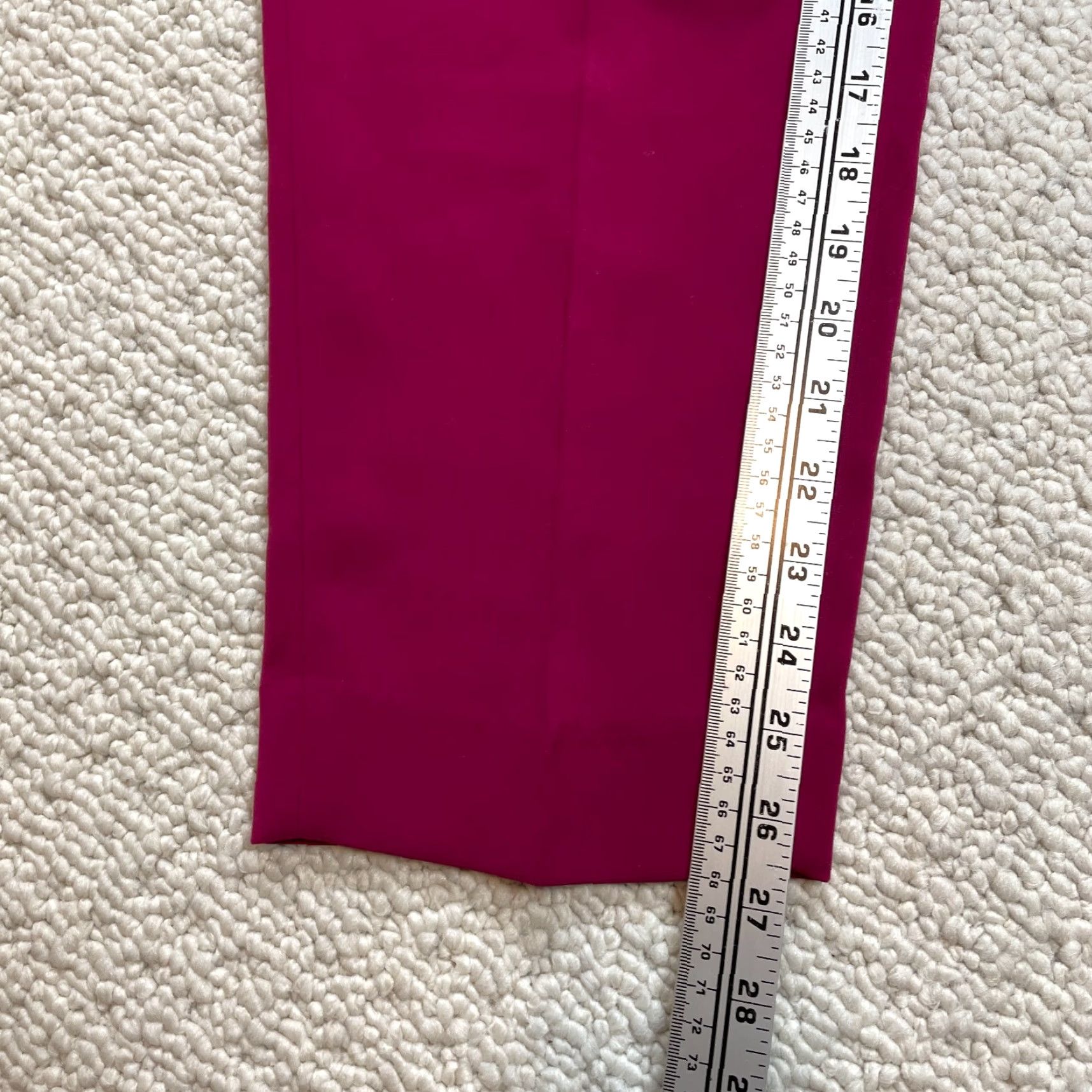 Banana Republic Banana Republic Sloan Pants Womens Small Pink Magenta Pockets Stretch 29x27 Size 28" / US 6 / IT 42 - 3 Thumbnail