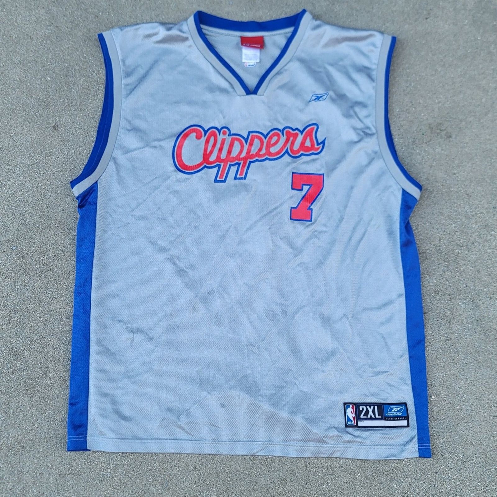 Reebok Vtg Reebok Los Angeles Clippers Lamar Odom Jersey Size US XXL / EU 58 / 5 - 3 Thumbnail