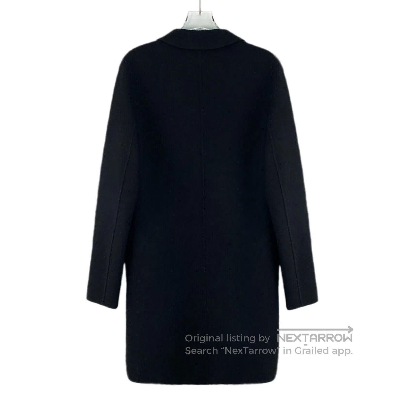 Acne Studios Acne Studios Black Wool Lapel Coat. Size XXS / US 00 / IT 34 - 2 Thumbnail