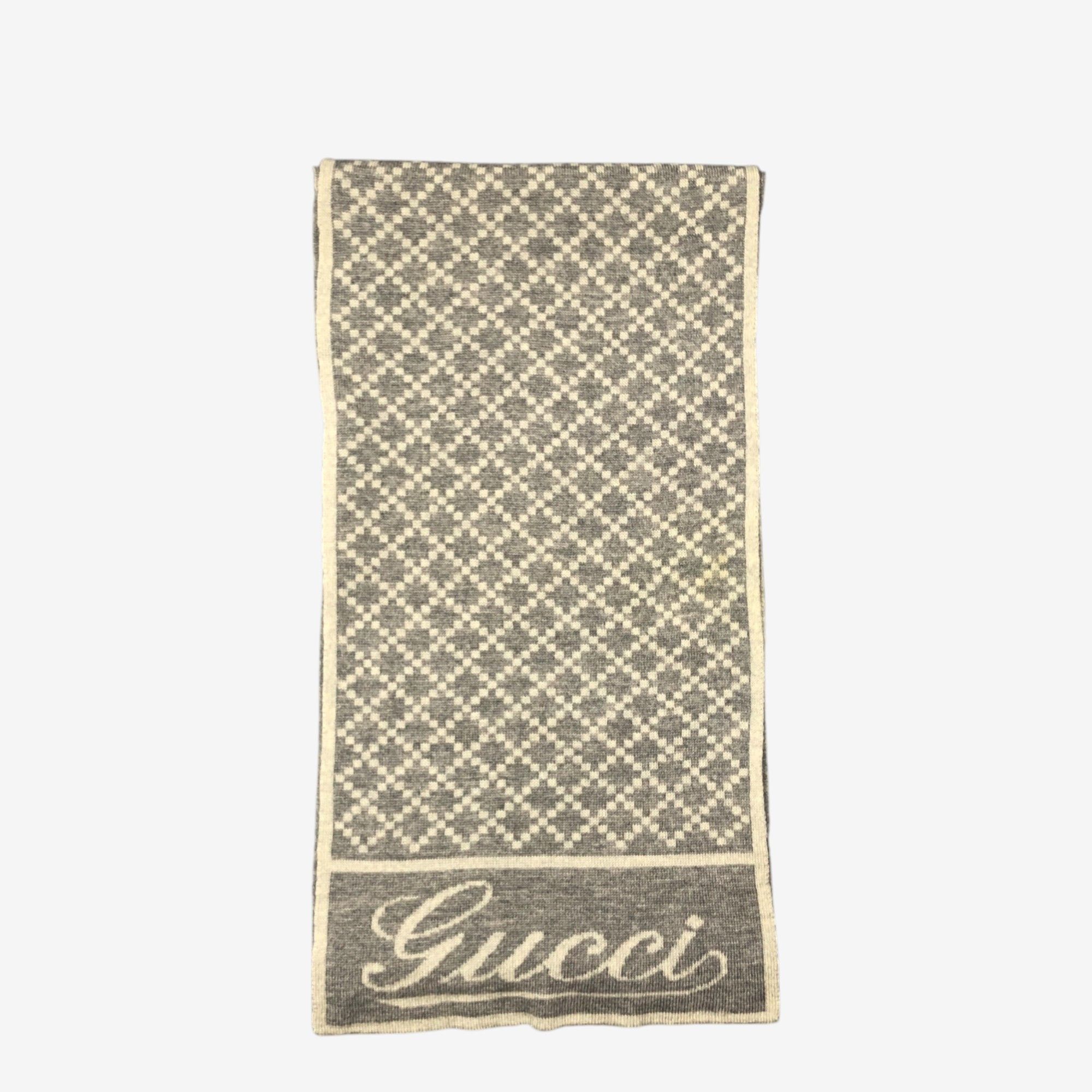 Gucci Vintage Gucci Scarf Muffler Wool Ribbed Knit Scarves Size ONE SIZE - 2 Thumbnail