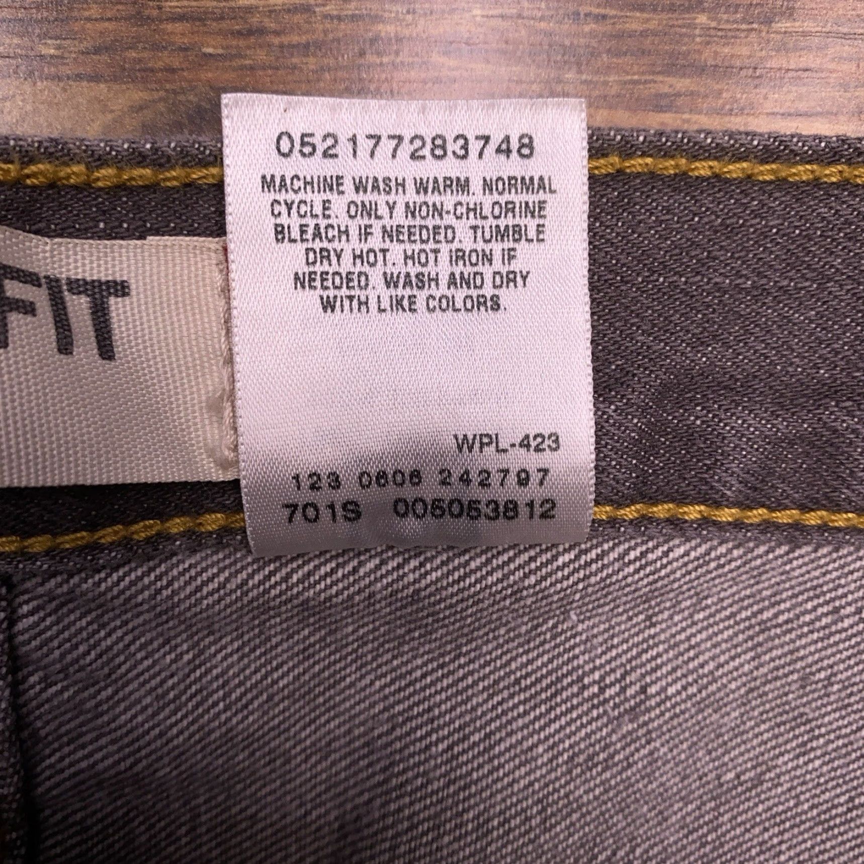 Levi's VINTAGE Levi's 505 Jeans Mens 36x34 Gray Regular Fit Straight Leg Y2K New Size US 36 / EU 52 - 6 Thumbnail
