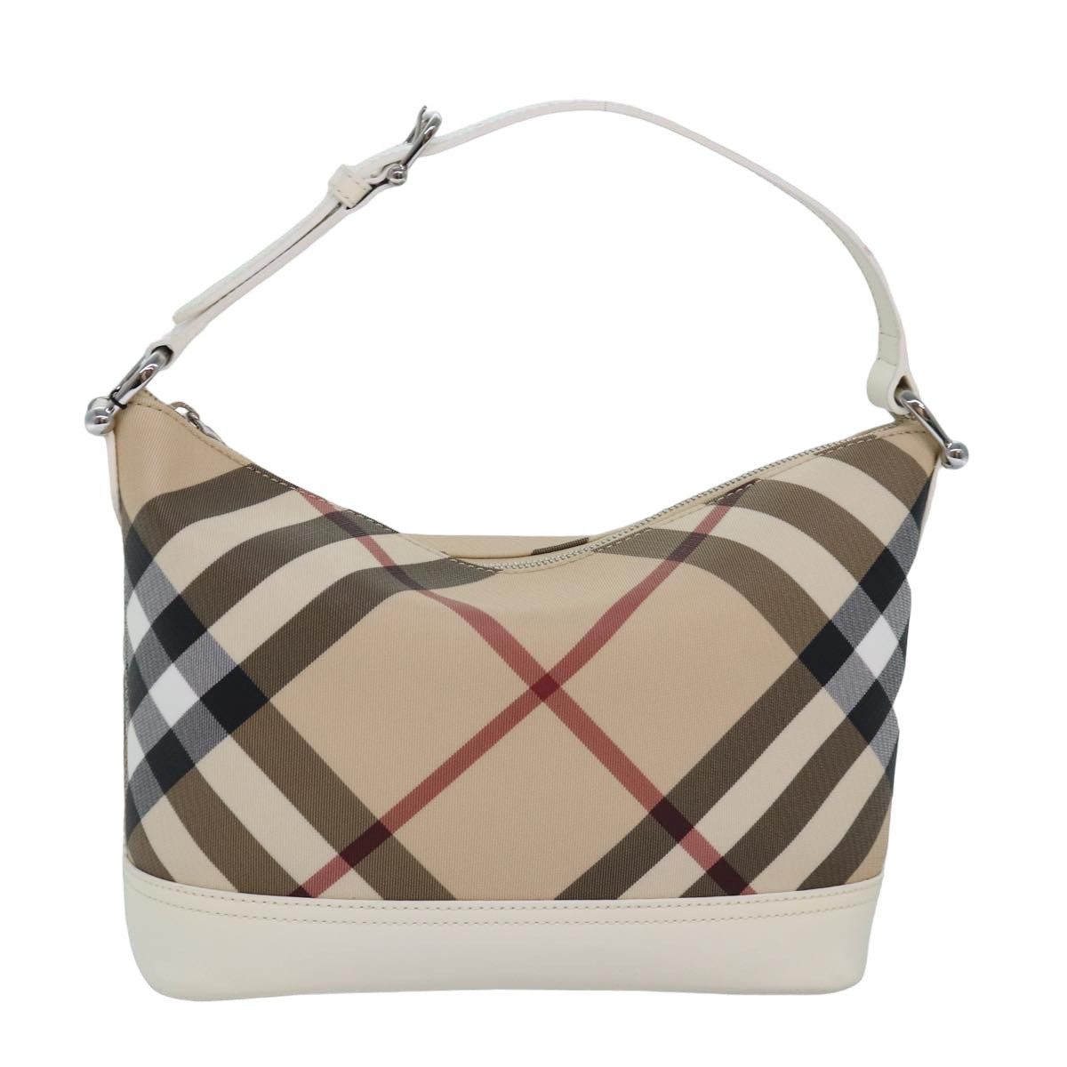 Burberry Beige Canvas Shoulder Bag (Pre-Owned) Size ONE SIZE - 1 Thumbnail