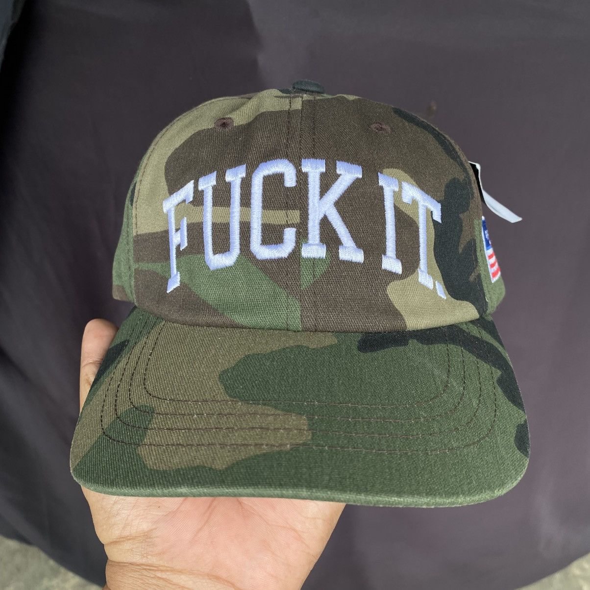 Huf HUF fuck it woodland camo cap Size ONE SIZE - 1 Thumbnail