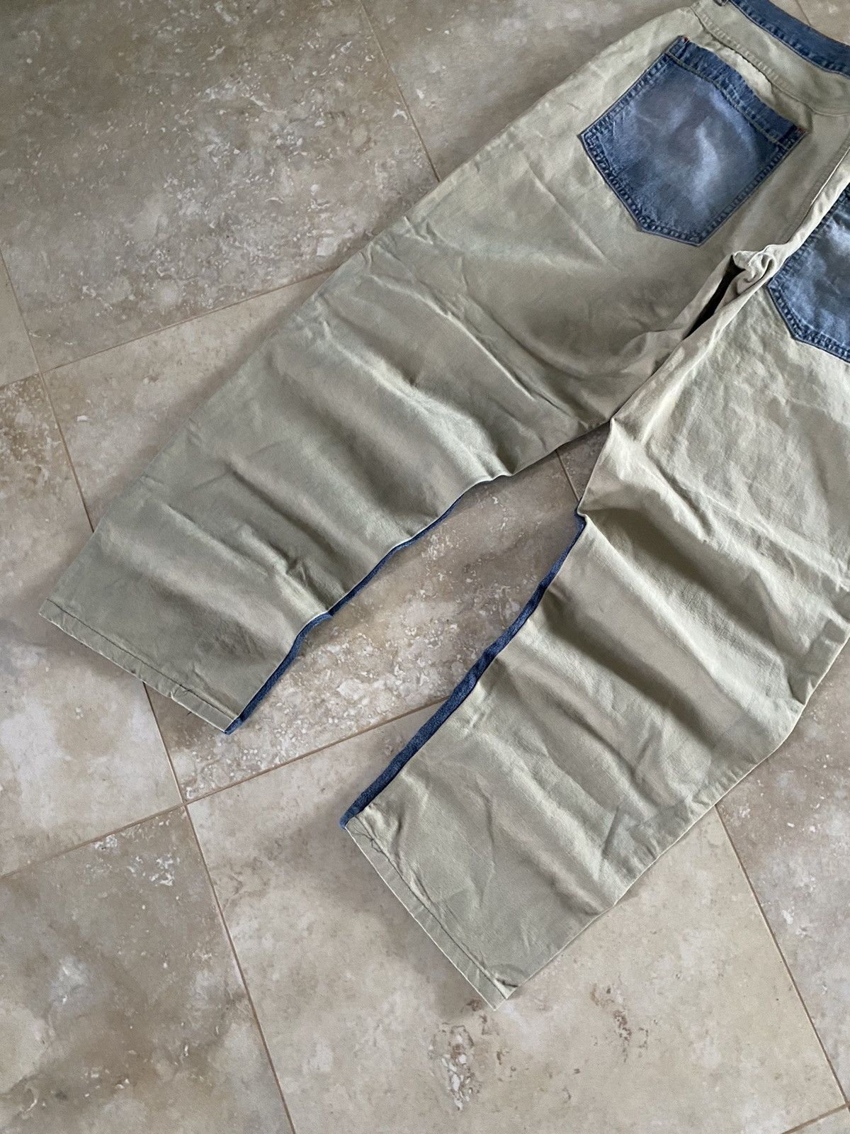 Diesel Vintage Diesel Hybrid Baggy Muddy Denim Japanese Washed Y2K Size US 38 / EU 54 - 6 Thumbnail