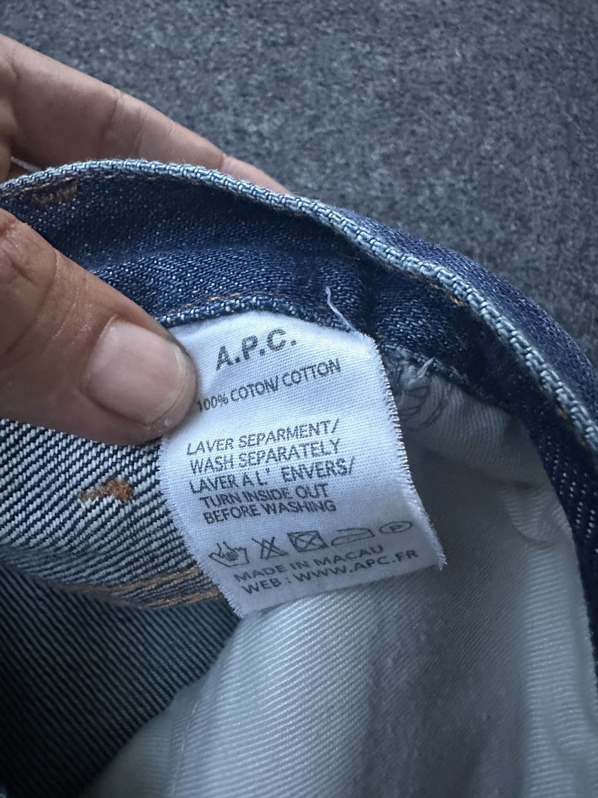 A.P.C. Vintage APC Selvedge Denim 2Pcs For Kids D293 Size US 26 / EU 42 - 21 Thumbnail