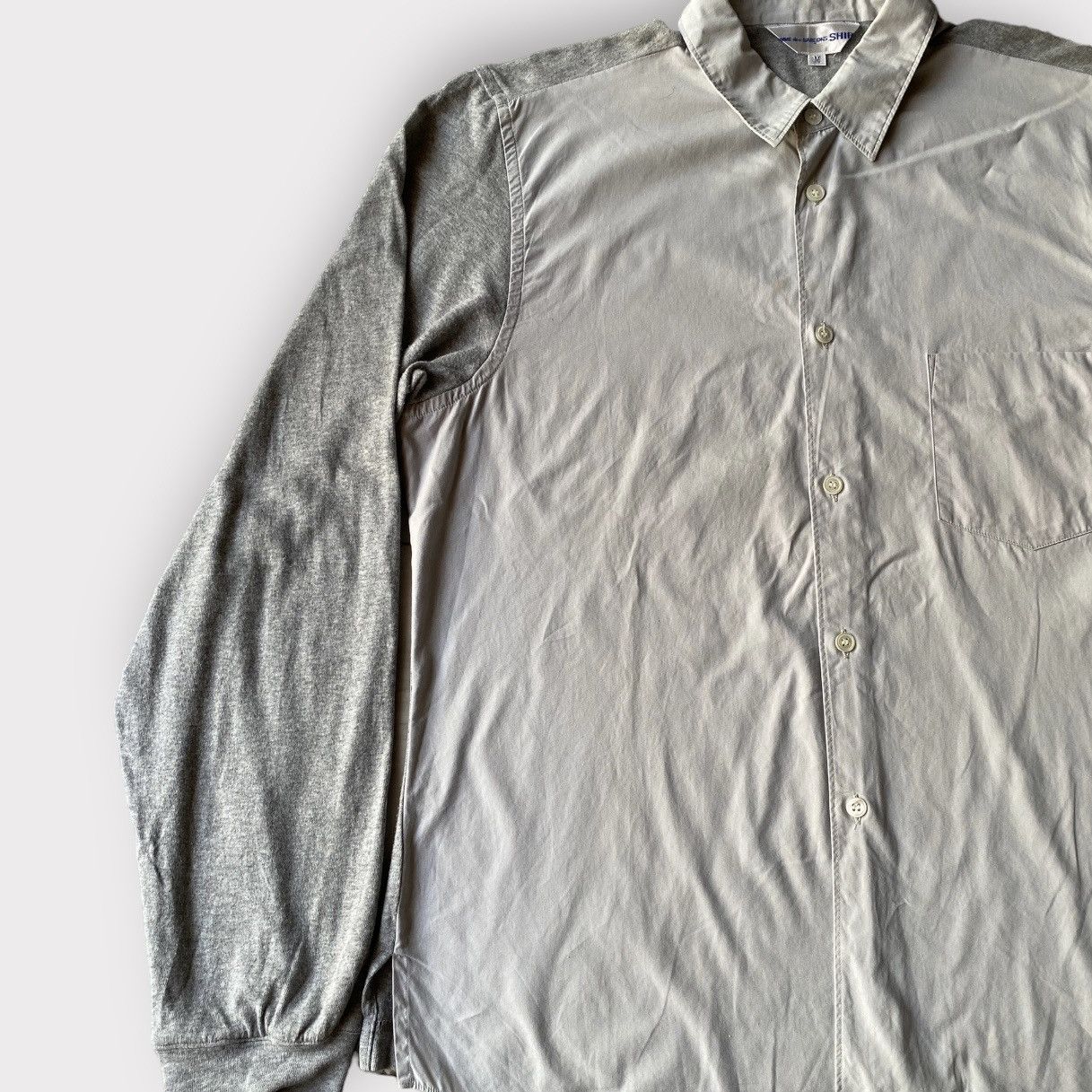 Comme des Garcons CDG Shirt Line Mix Fabric Shirt Size US M / EU 48-50 / 2 - 5 Thumbnail