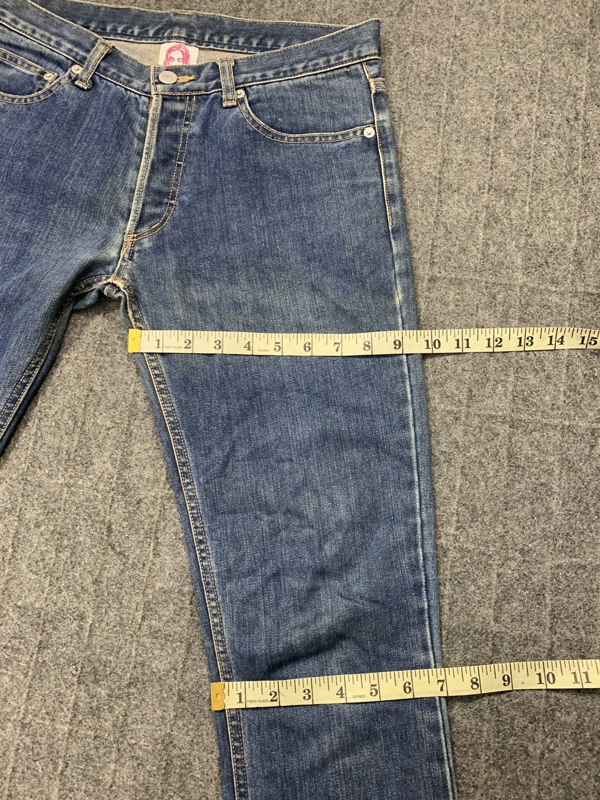 Japanese Brand × X-Girl Hype X-Girl Indigo Japan Denim Jeans Skinny Size 30" / US 8 / IT 44 - 16 Thumbnail