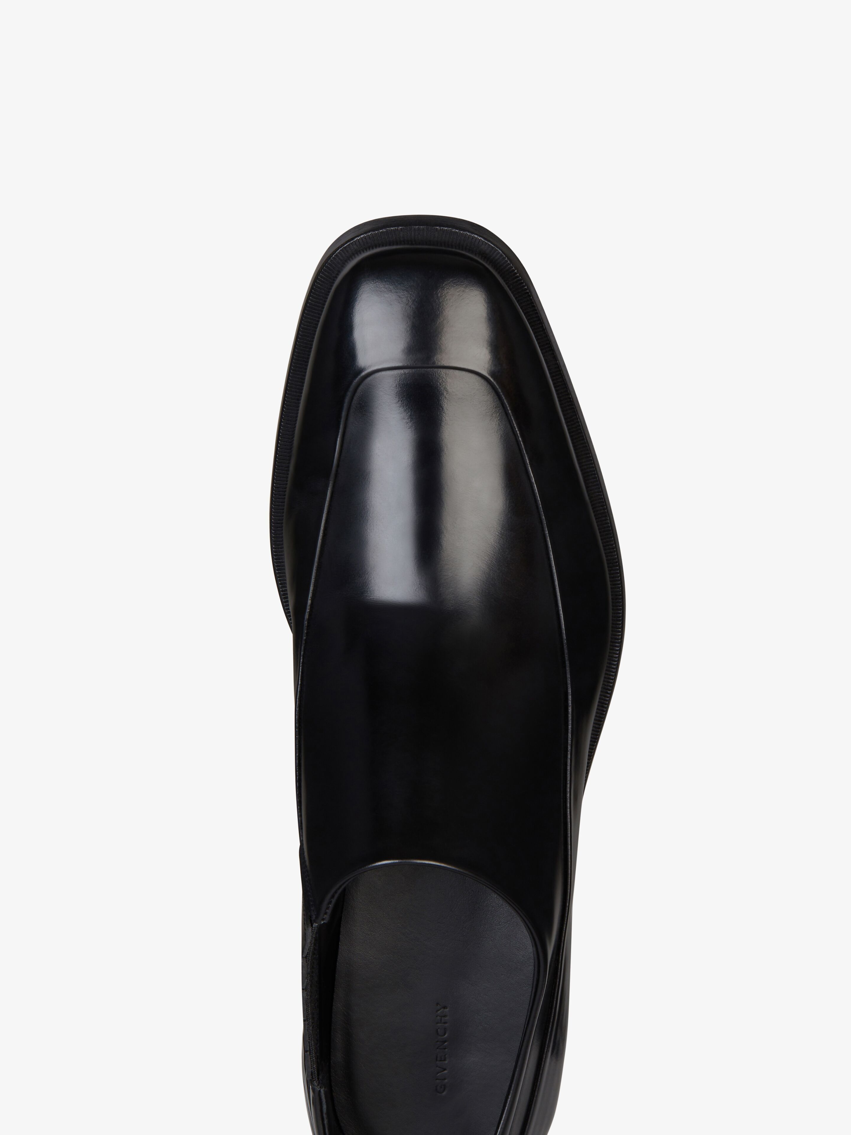 Givenchy o1srvl11e0925 Squared Derbies In Leather in Black Size US 10 / EU 43 - 5 Thumbnail