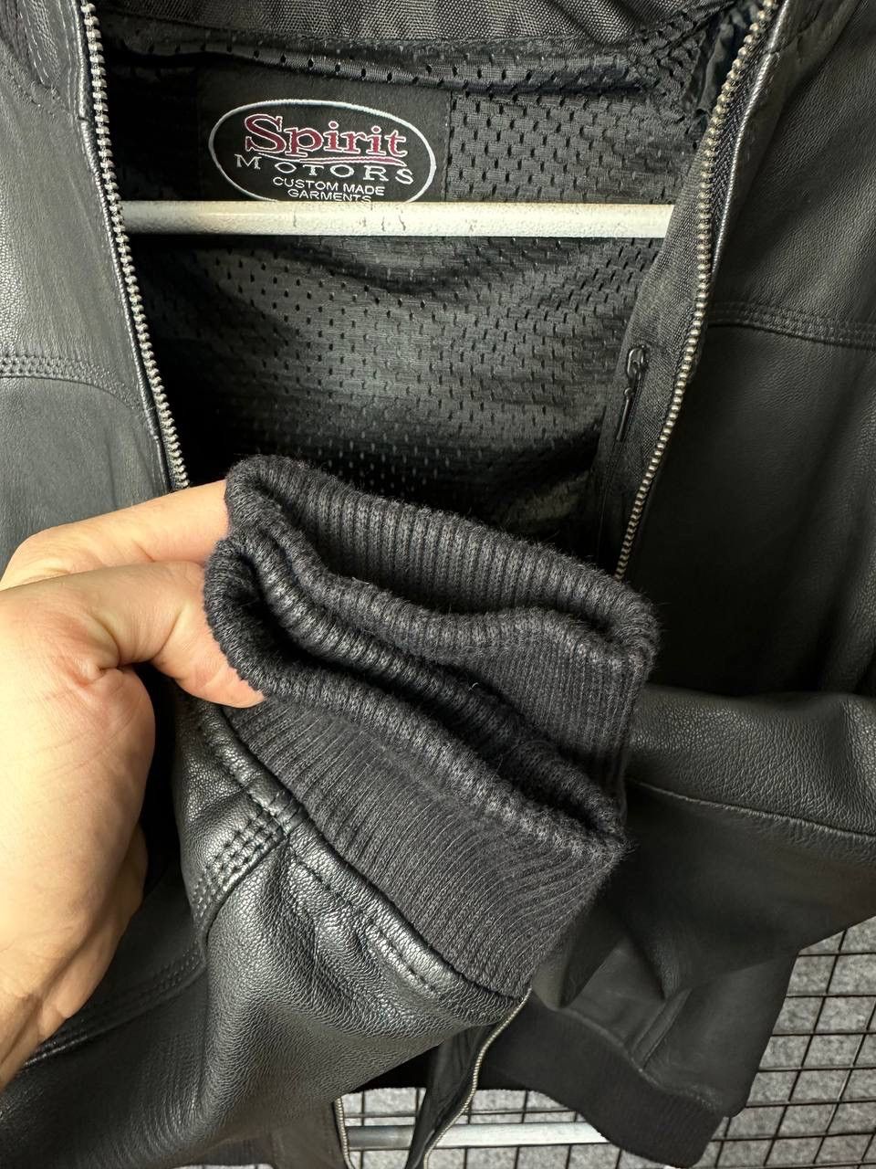 Other Spirit motors biker leather racing jacket size Large Size US L / EU 52-54 / 3 - 10 Thumbnail