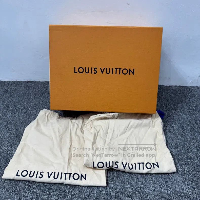 Louis Vuitton Louis Vuitton White cement trainer shoes Size US 7 / EU 40 - 6 Thumbnail