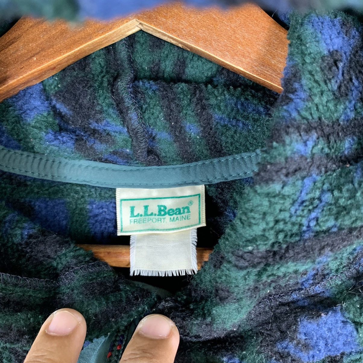 L.L. Bean VINTAGE LL BEAN OUTDOOR FLEECE HOODIE JACKET Size US M / EU 48-50 / 2 - 6 Thumbnail