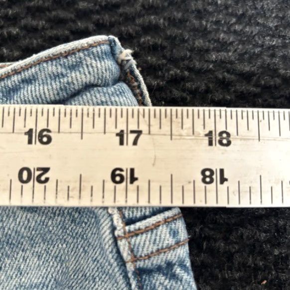 Denime AG Adriano Goldschmied Jeans Women 34" Light Wash Straight Leg Button Fly Denim Shirt Size 24" / US 00 / IT 34 - 6 Thumbnail