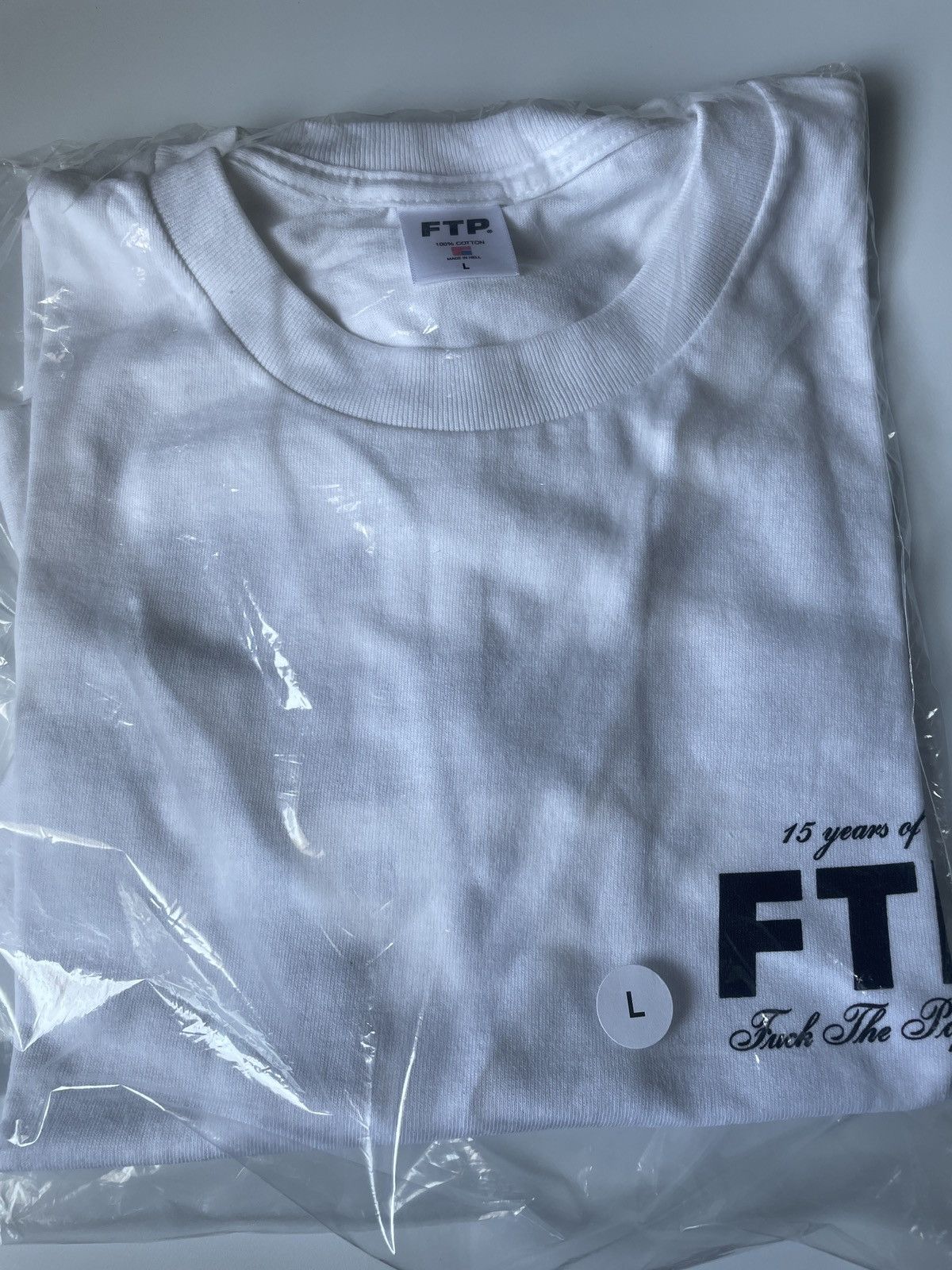 Fuck The Population FTP 15 YEARS OF FTP TEE LARGE Size US L / EU 52-54 / 3 - 2 Thumbnail