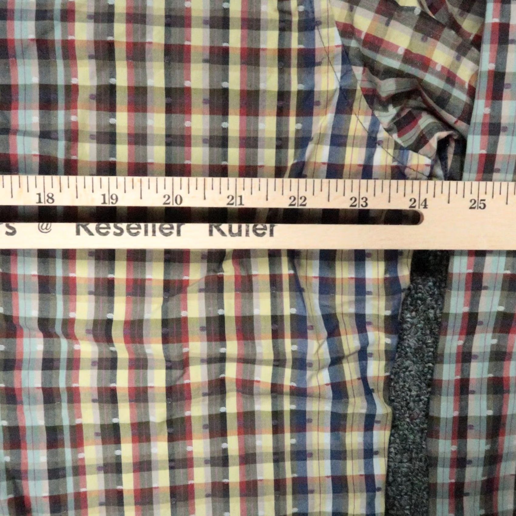 Robert Graham Robert Graham Shirt Mens XL Blue Yellow Multicolor Plaid Long Sleeve Button Size US XL / EU 56 / 4 - 7 Thumbnail