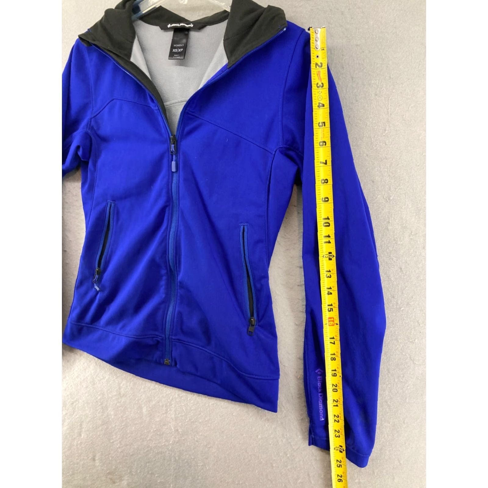 Black Diamond Black Diamond Jacket Womens XS Blue Full Zip Hooded Fitted Outdoor Hiking Outdoor Jacket Womens XS Blue Hooded Softshell Travel Casual Gift idea? Size XS / US 0-2 / IT 36-38 - 4 Thumbnail