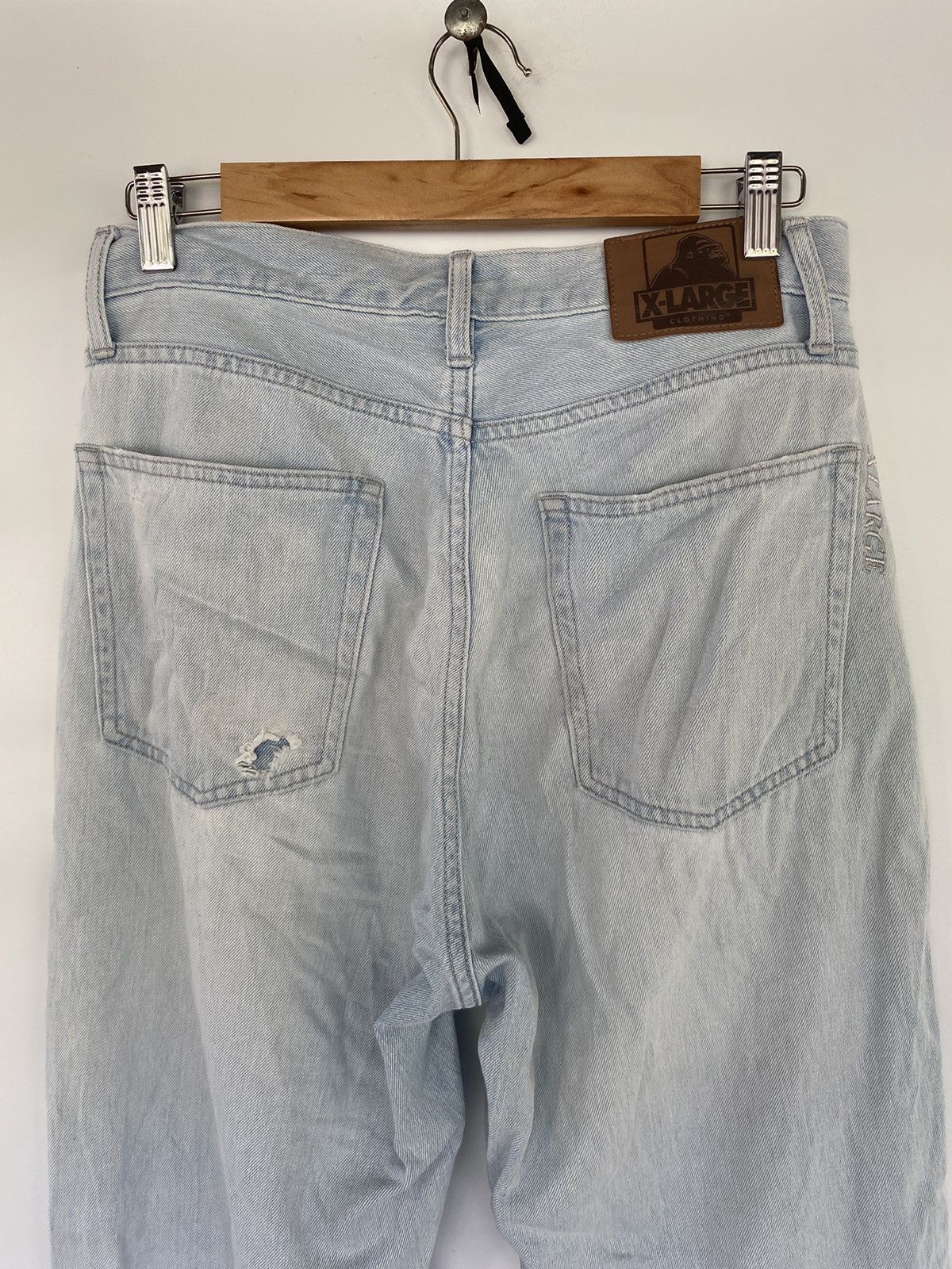X-LARGE × Xlarge X-Large Denim Jeans Pant Light Blue Sz 30 Size US 30 / EU 46 - 5 Thumbnail