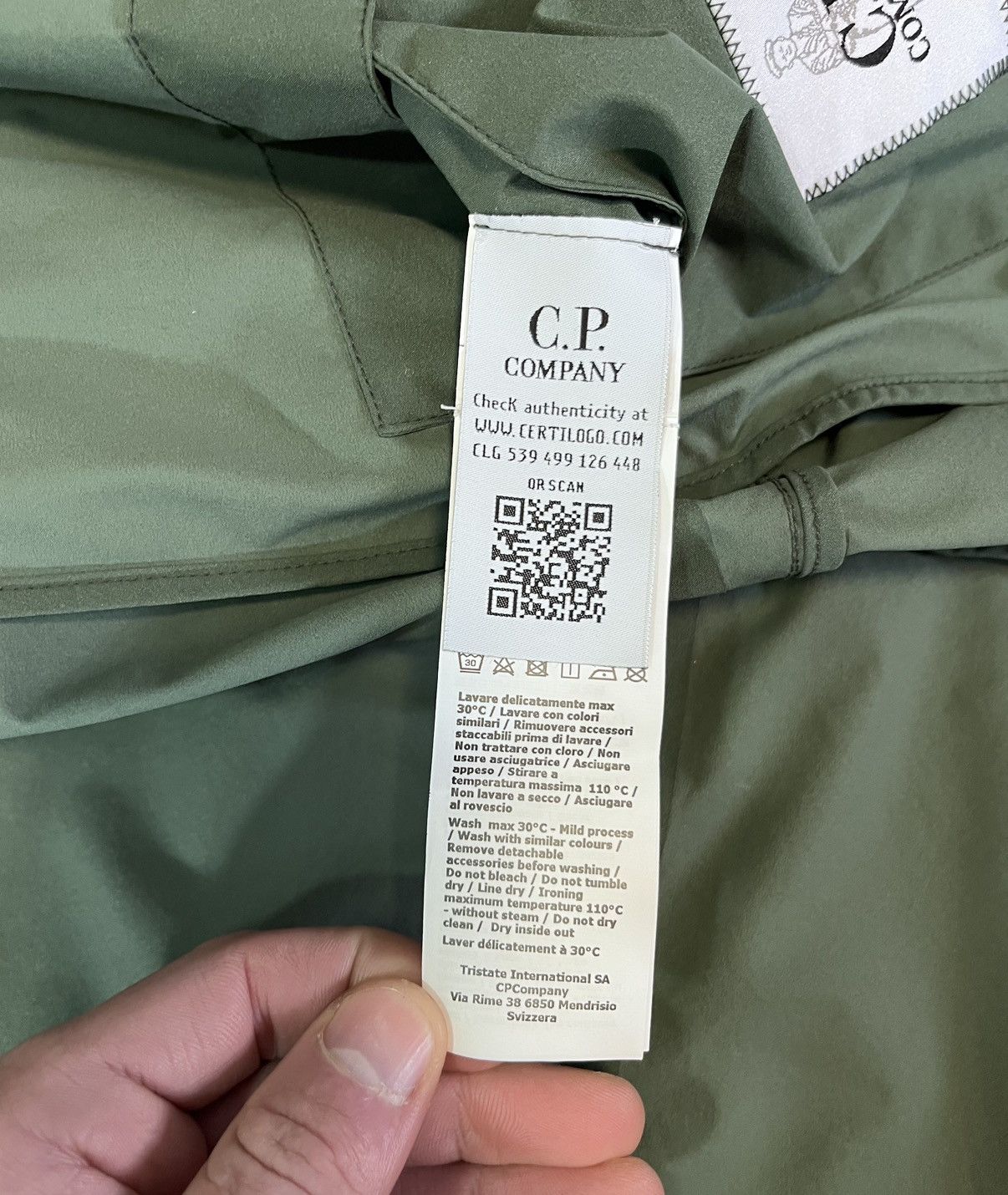 C.P. Company C.P. Company Men’s Jacket Parka Pro- Tek Green Authentic Size US S / EU 44-46 / 1 - 11 Thumbnail