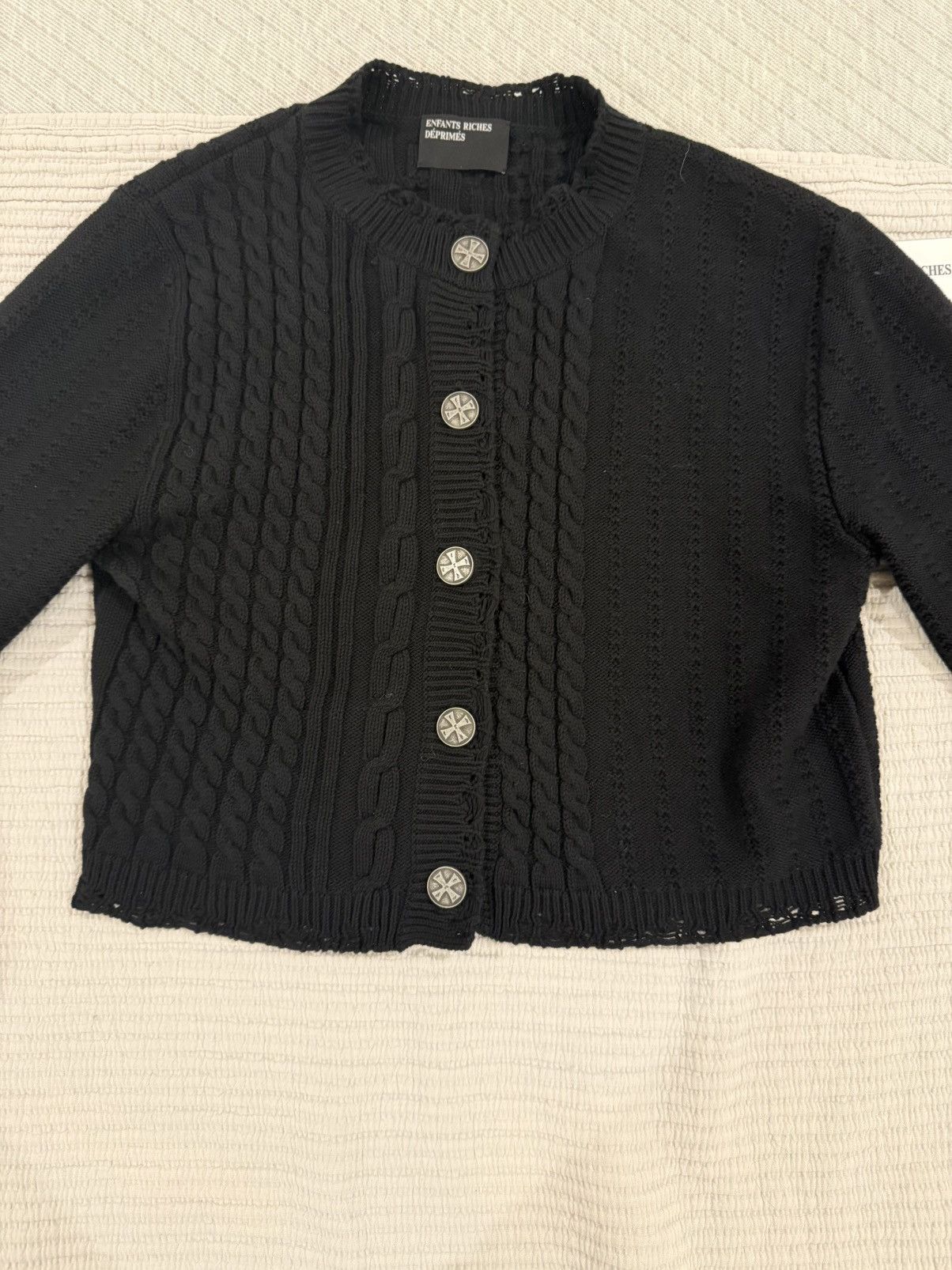 Enfants Riches Deprimes ERD cropped cardigan Size US S / EU 44-46 / 1 - 2 Thumbnail