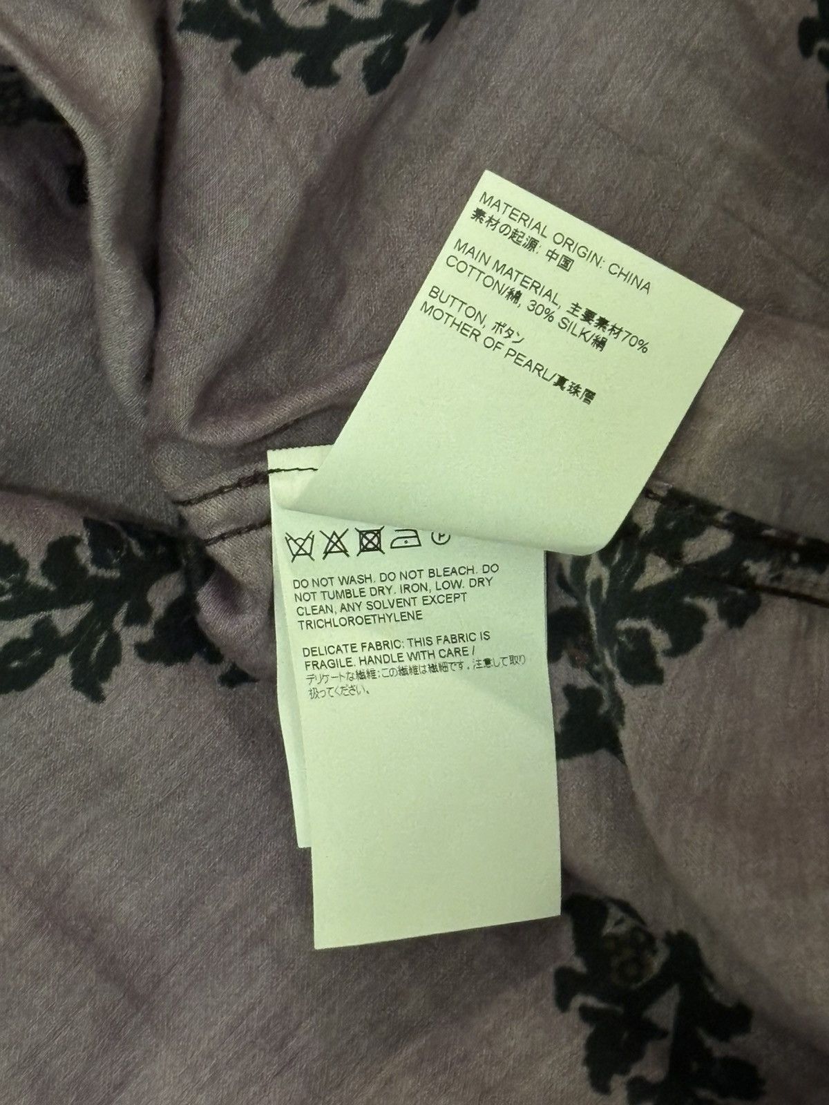 Our Legacy Our Legacy Wallpaper Print Borrowed Shirt Size US M / EU 48-50 / 2 - 4 Thumbnail