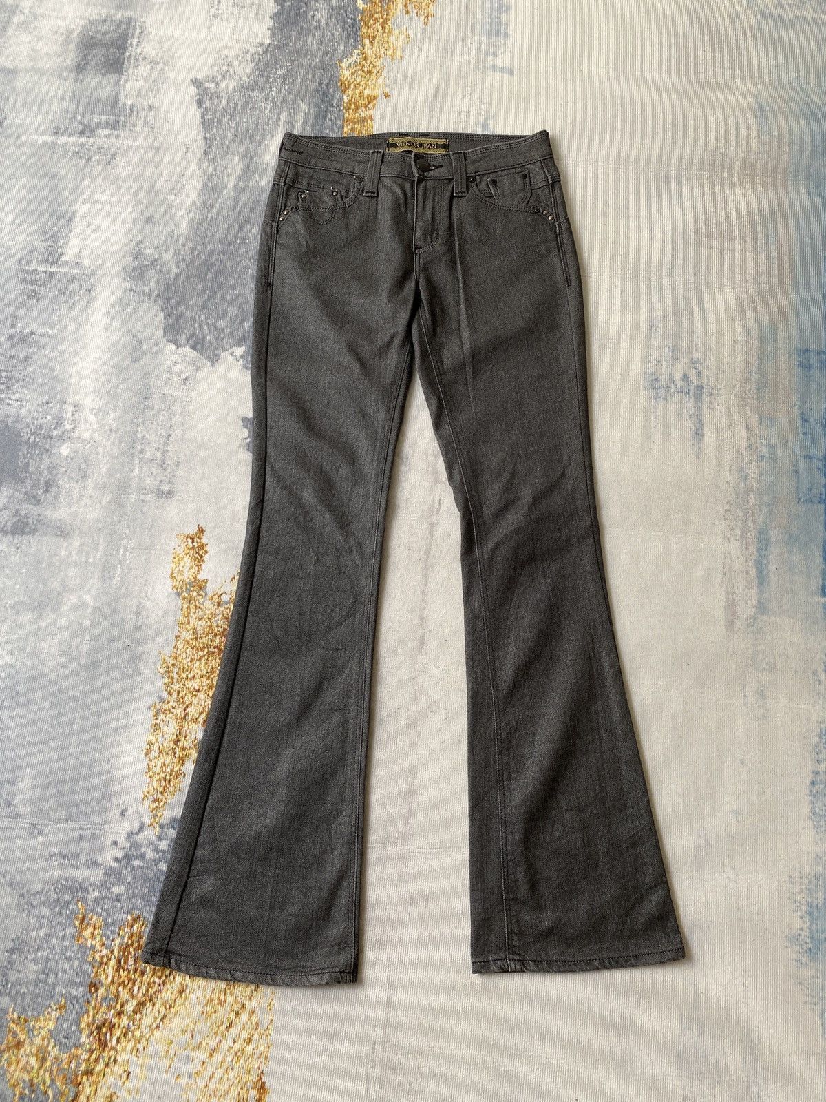 Edwin × If Six Was Nine × Japanese Brand Vienus Jeans Something By Edwin Low Rise Flare Jeans Size 26" / US 2 / IT 38 - 2 Thumbnail