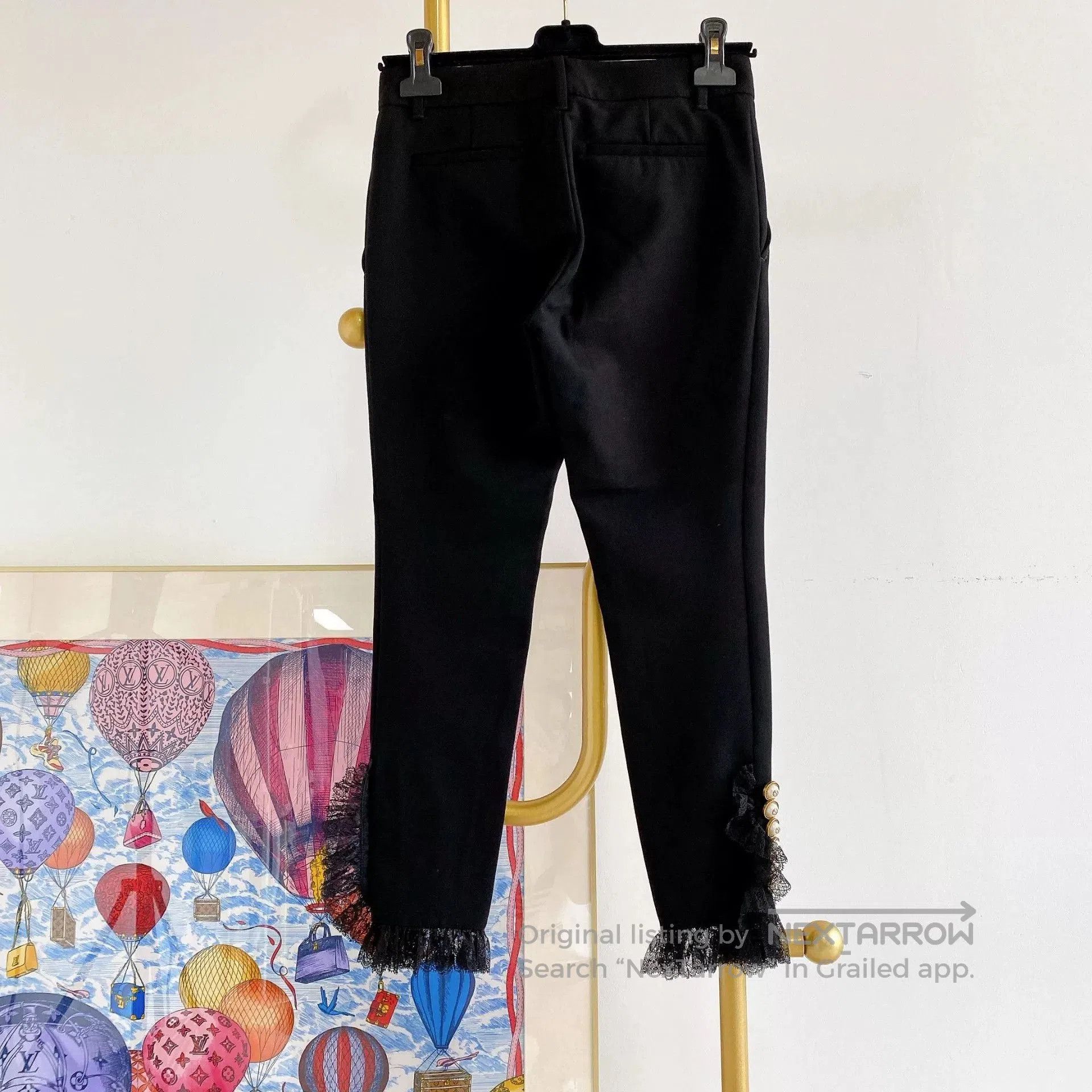 Gucci Gucci Black Casual Pants Size 36. Size US 36 / EU 52 - 2 Thumbnail