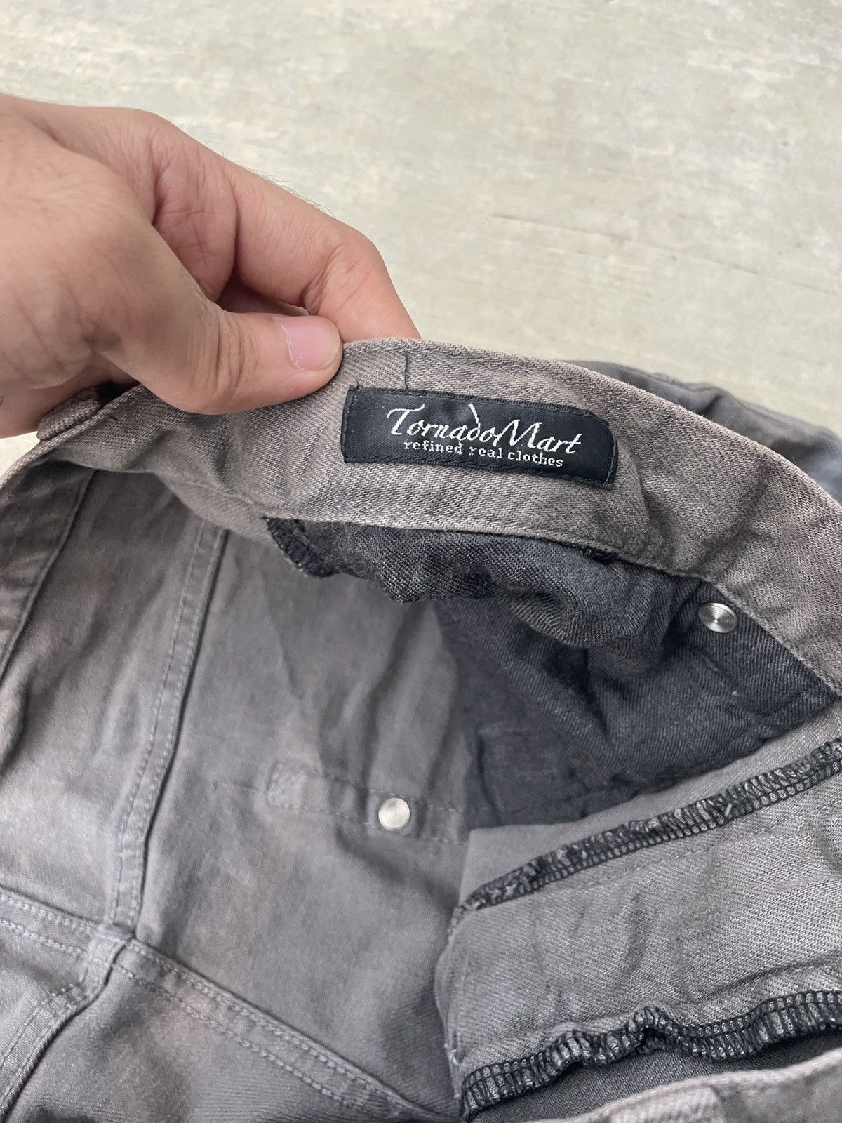 Tornado Mart 💥RARE💥TORNADO MART WAXED WHISKER SKINNY JEANS ARCHIVE Size US 32 / EU 48 - 4 Thumbnail