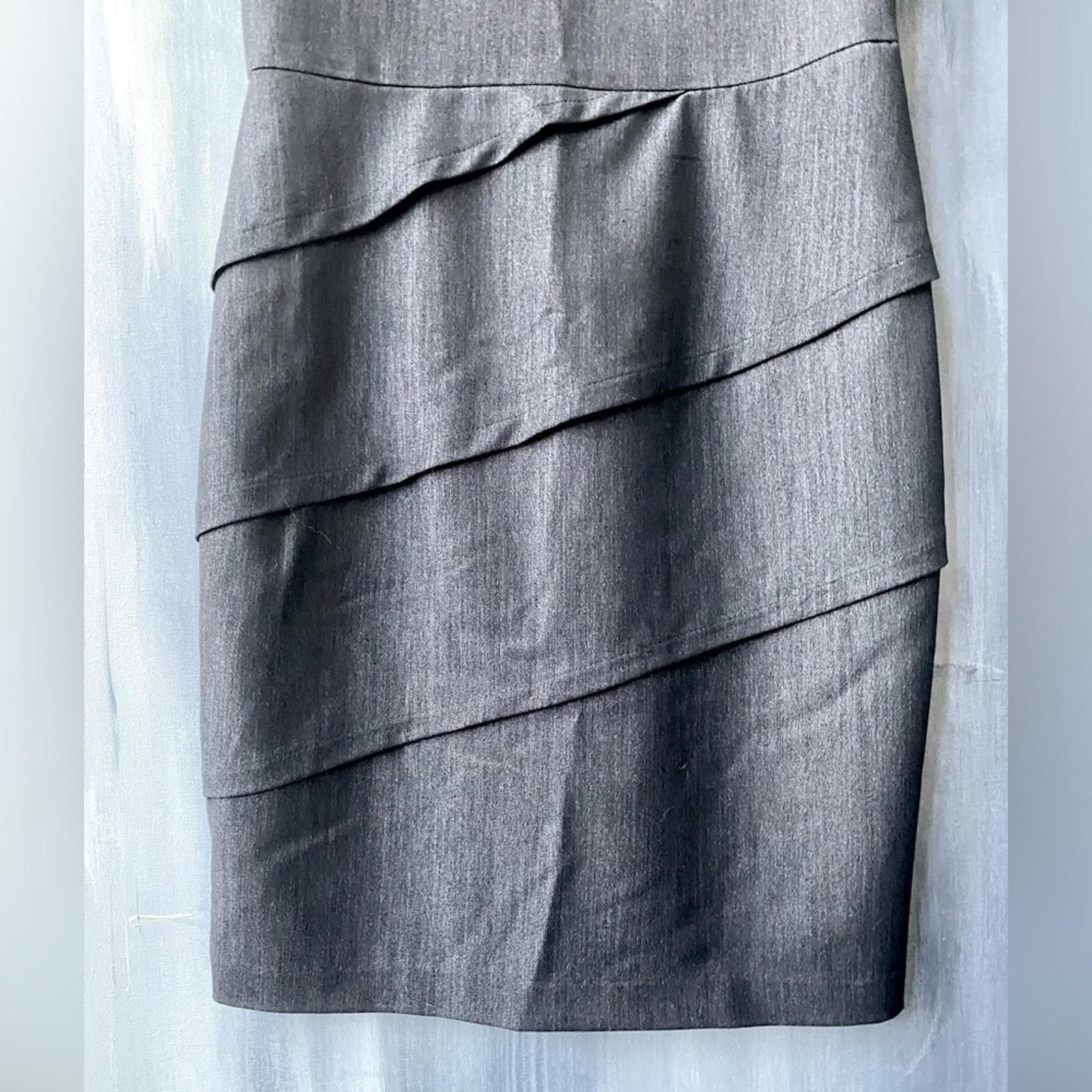 Calvin Klein Calvin Klein Asymmetrical Tiered Sheath Mini Dress Size 4 Size S / US 4 / IT 40 - 5 Thumbnail
