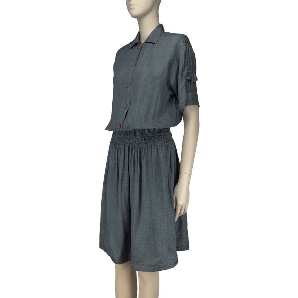 Saks Fifth Avenue 70's SAKS FIFTHHenaghan Designer Short Sleeves Midi Dress S Size S / US 4 / IT 40 - 6 Thumbnail