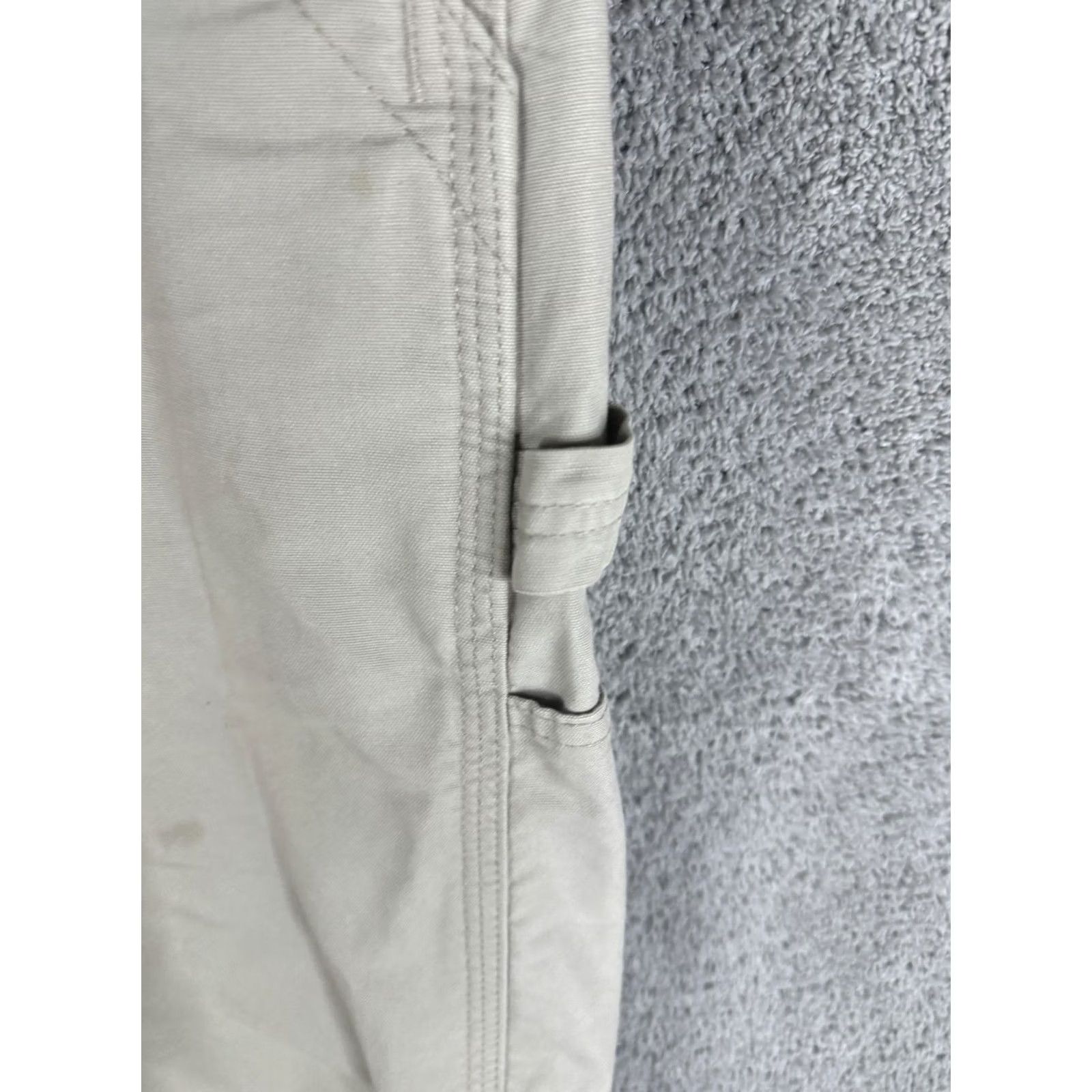 Carhartt Carhartt Pants Mens 36x30 Tan Beige Canvas B151 Carpenter Work Dungaree Utility Jeans Pants Mens Canvas Workwear Hammer Loop Size US 36 / EU 52 - 3 Thumbnail