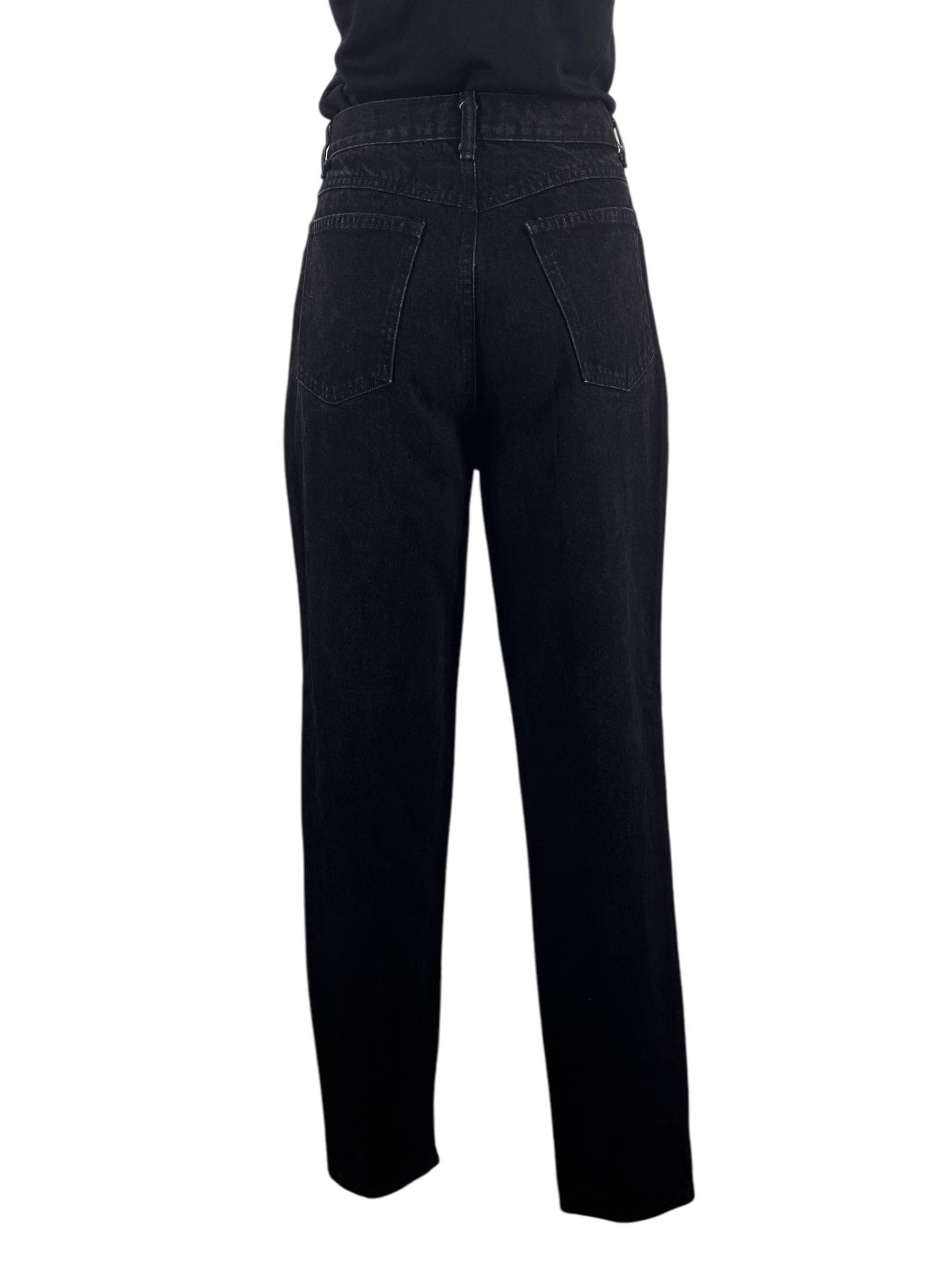 Other David David High Waisted Black Jeans Size 28" / US 6 / IT 42 - 1 Thumbnail