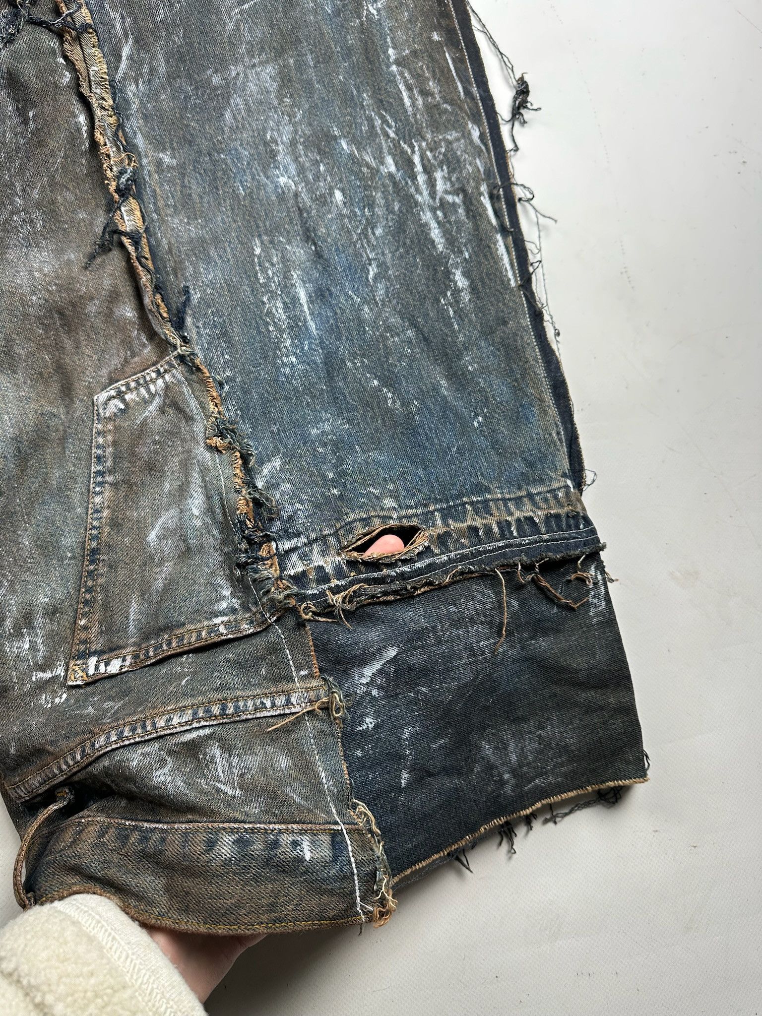 Levi's Vintage Levis Undercover kapital Style Jeans baggy patchwork Size US 34 / EU 50 - 8 Thumbnail