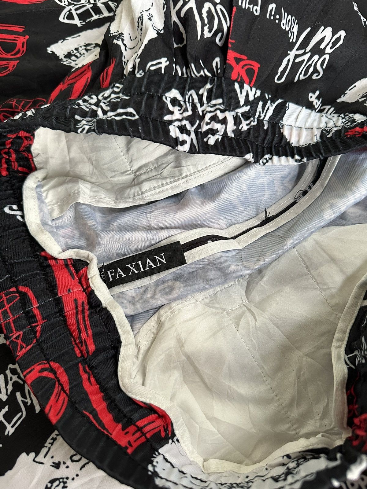 14th Addiction CRAZY FASHION SKULL LIKE MADPUNKS PANTS IF6WAS9 PUNK STYLE Size US 33 - 8 Thumbnail
